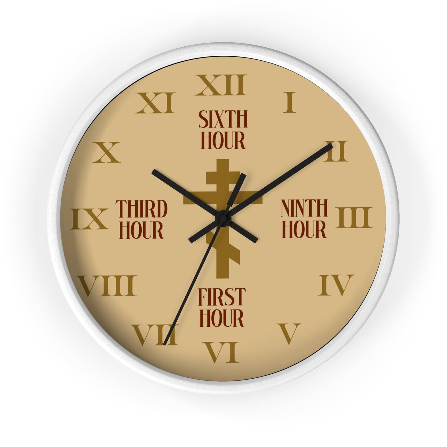 Liturgical Hours Wall Clock No. 2