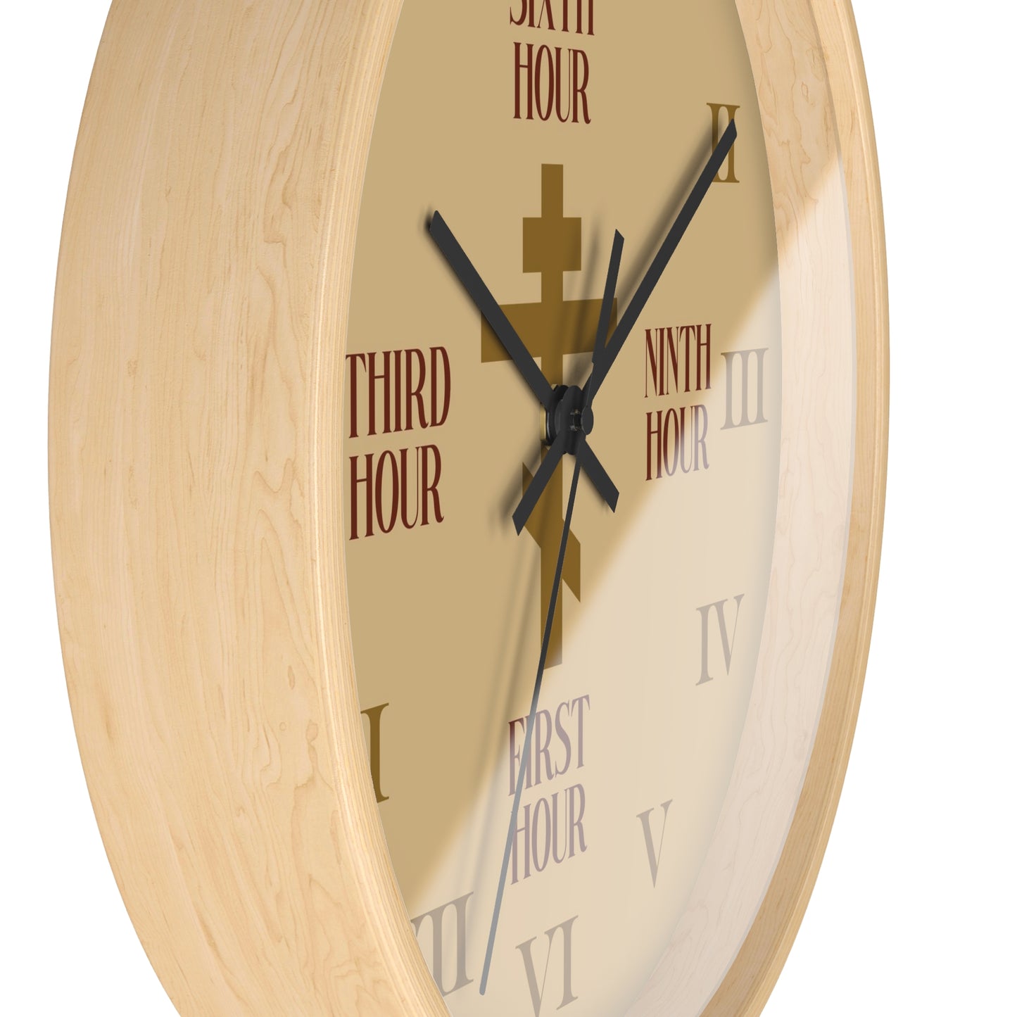 Liturgical Hours Wall Clock No. 2