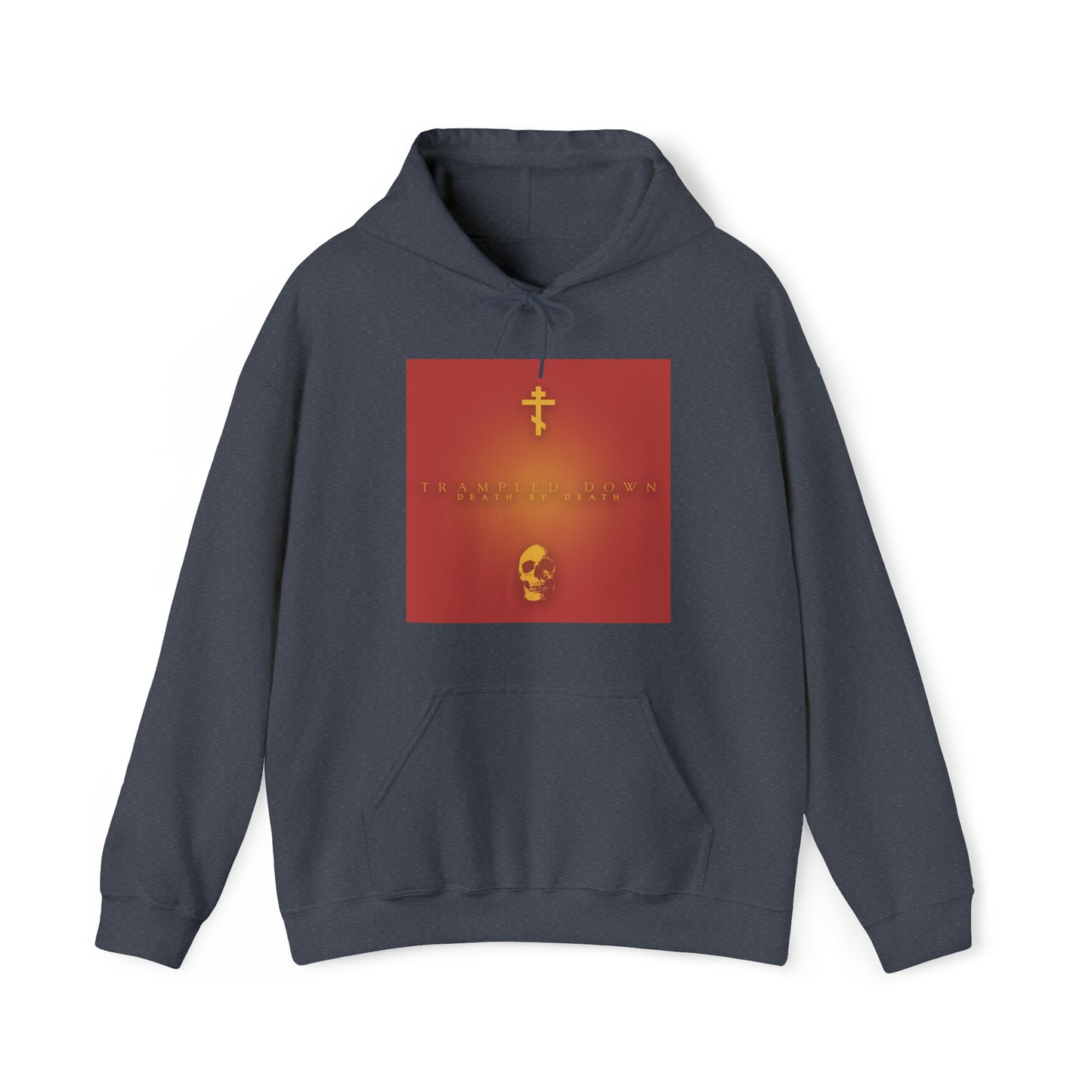 Trampled Down Death By Death No. 1 (Red Design | Orthodox Christian Hoodie / Hooded Sweatshirt