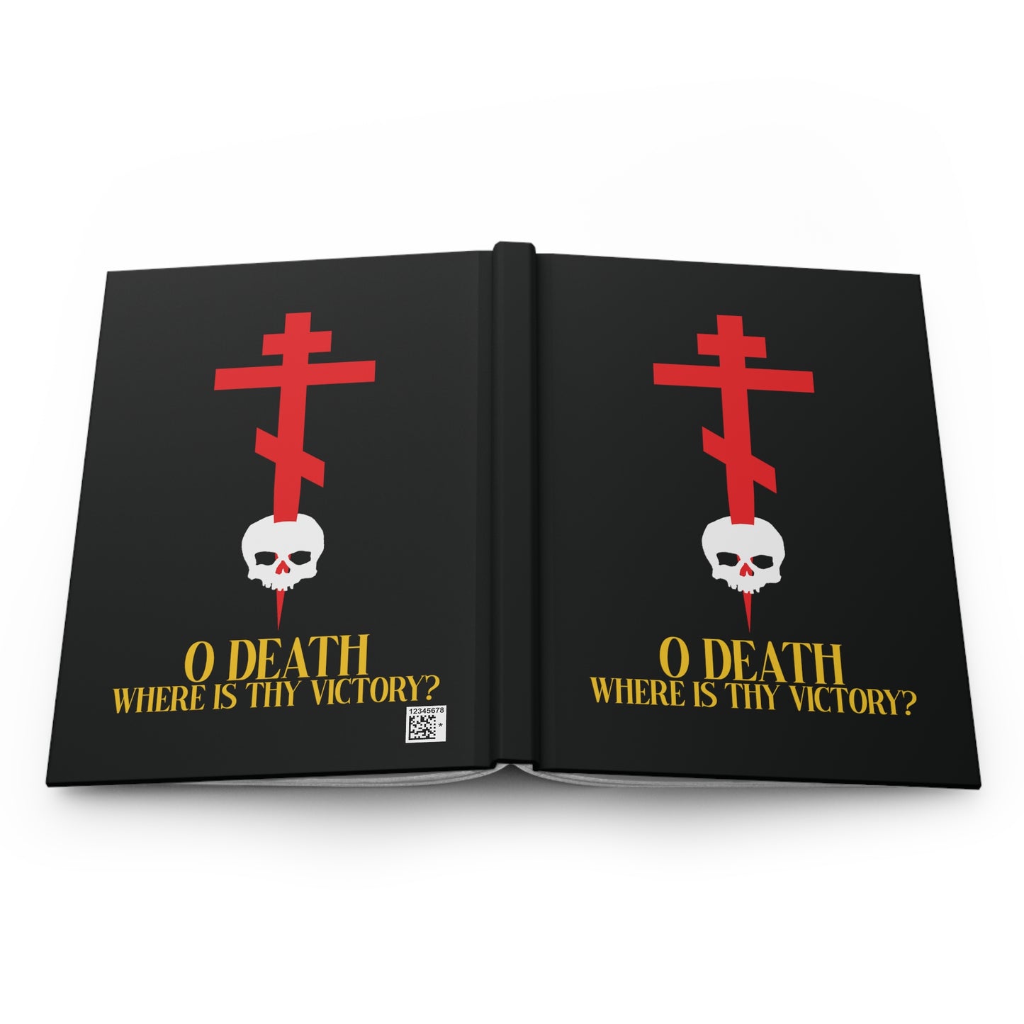 O Death Where is Thy Victory? No. 1 | Orthodox Christian Accessory | Hardcover Journal