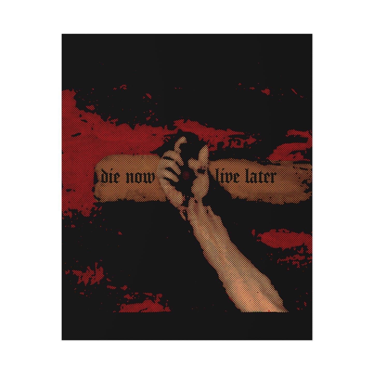 Die Now, Live Later No. 2 | Orthodox Christian Art Poster
