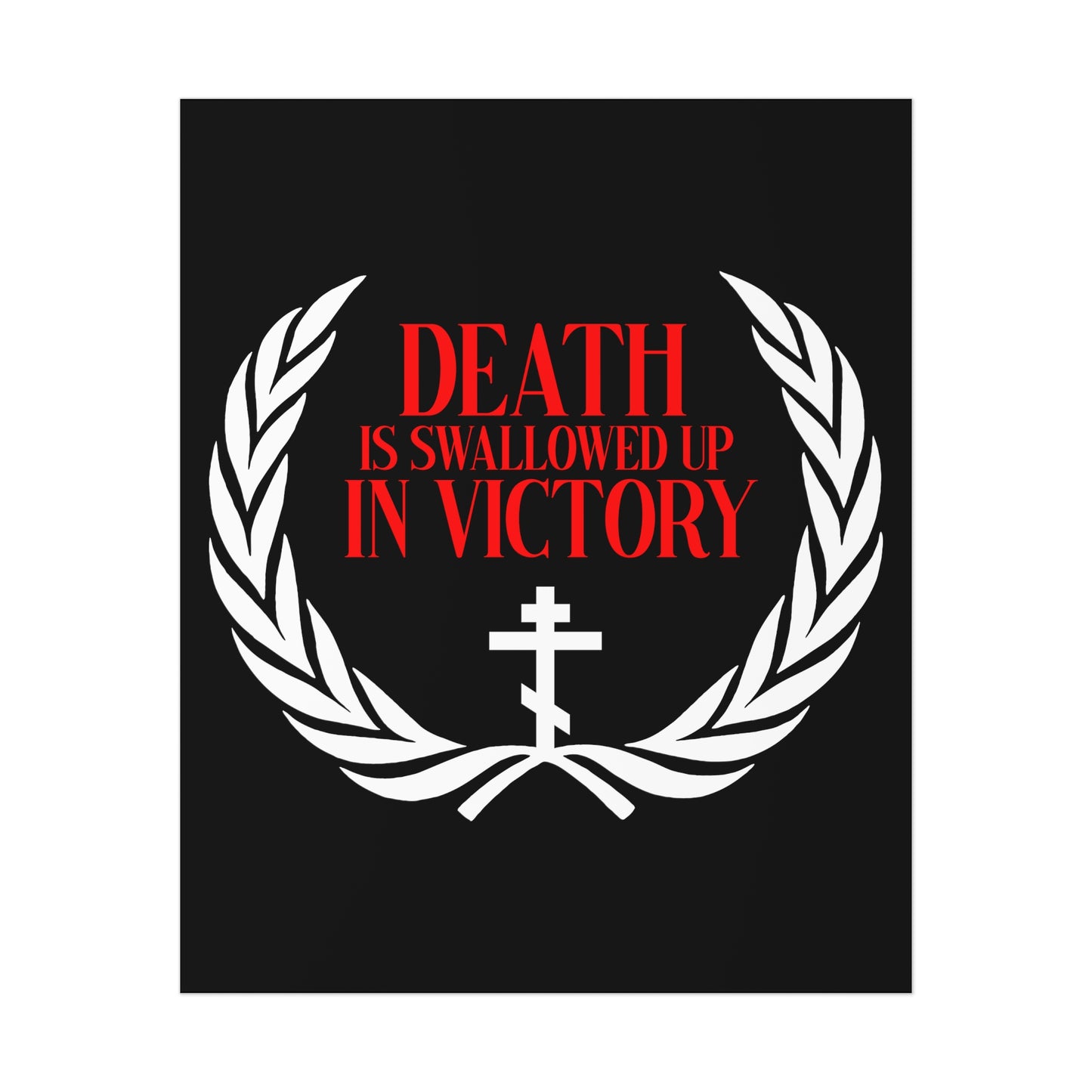 Death is Swallowed Up In Victory No. 2 | Orthodox Christian Art Poster