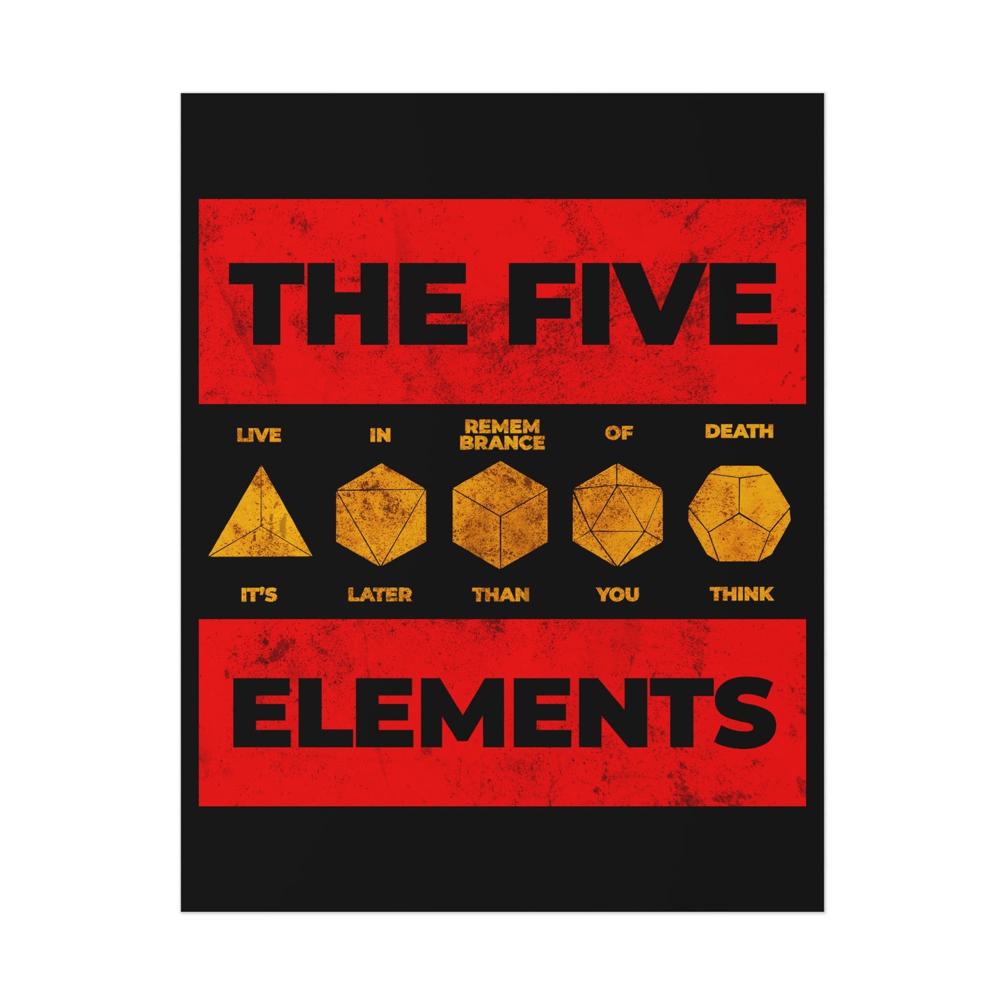 The Five Elements No. 1 |  Orthodox Christian Art Poster