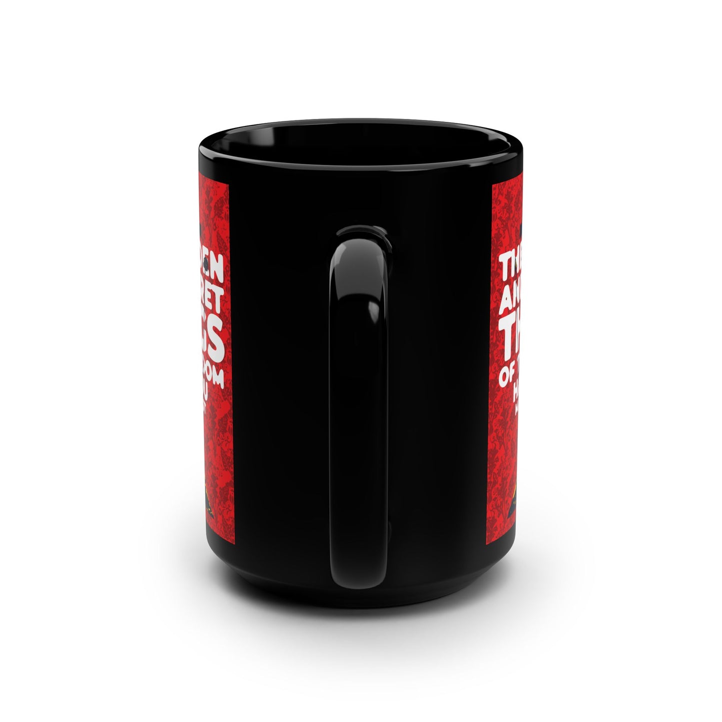 The Hidden and Secret Things of Thy Wisdom (Psalm 50/51) | Golgotha Cross | Skull of Adam | Orthodox Christian 15oz Black Mug