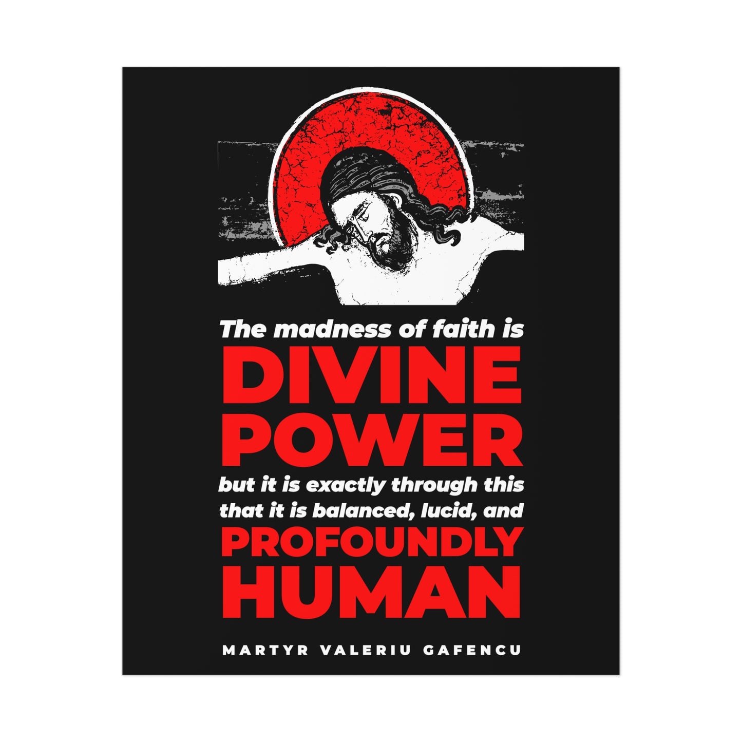 The Madness of Faith No. 1 |  Orthodox Christian Art Poster