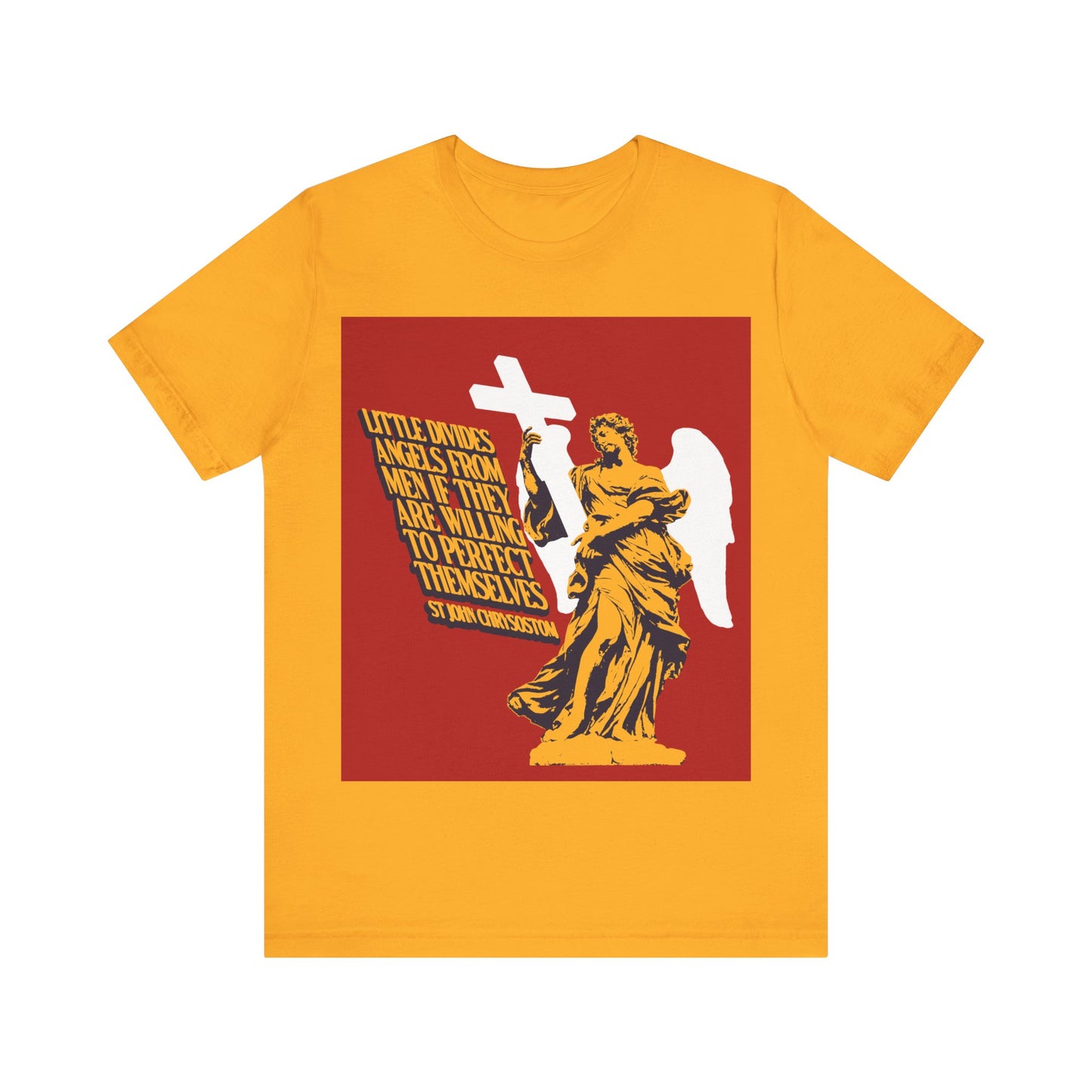 Little Divides Angels from Men (St. John Chrysostom) No. 2 | Orthodox Christian T-Shirt