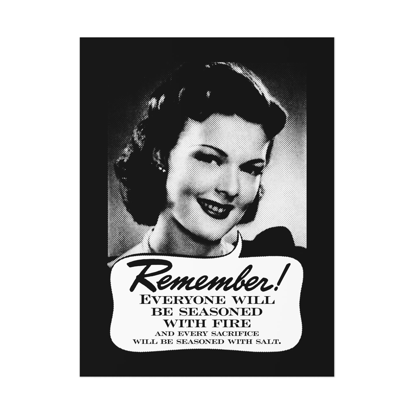 Everyone Will Be Seasoned With Fire (Mark 9:49) No. 1 |  Orthodox Christian Art Poster