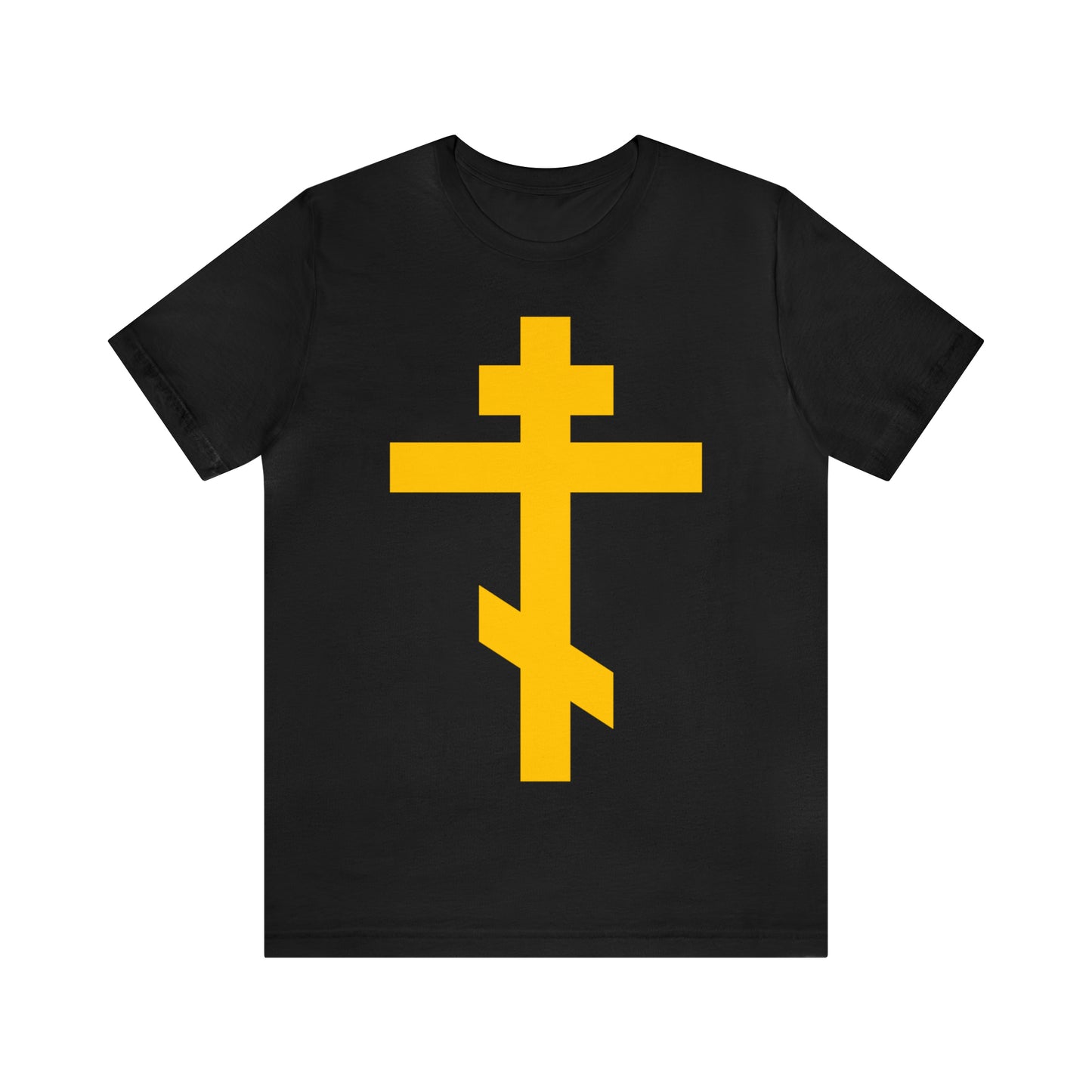 Simple Orthodox Cross (Yellow) No. 1 | Orthodox Christian T-Shirt