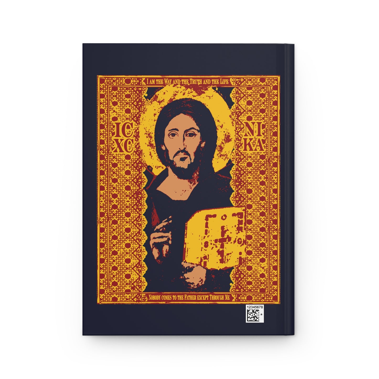 Jesus Christ Sinai Pantocrator IconoGraphic No. 1 | Orthodox Christian Hardcover Journal