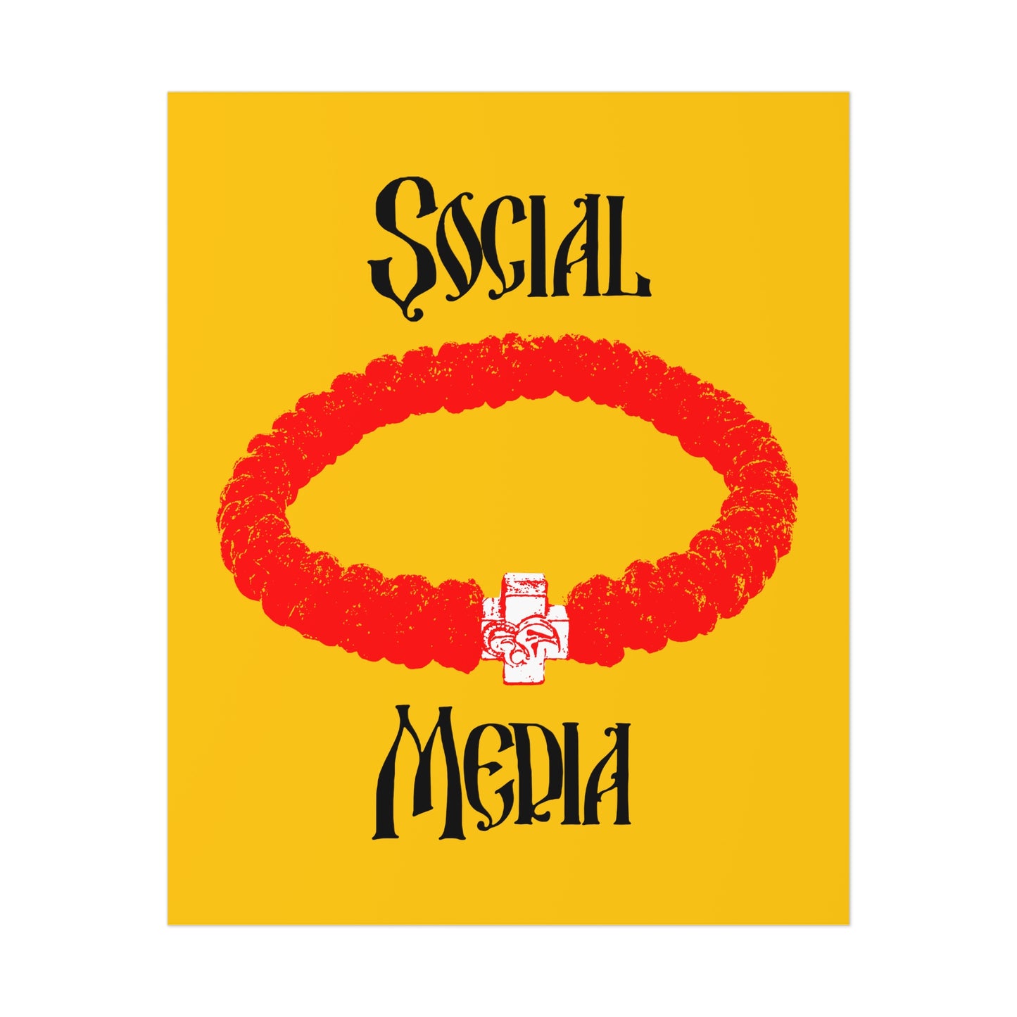 Social Media No. 2 (Prayer Rope) | Orthodox Christian Art Poster