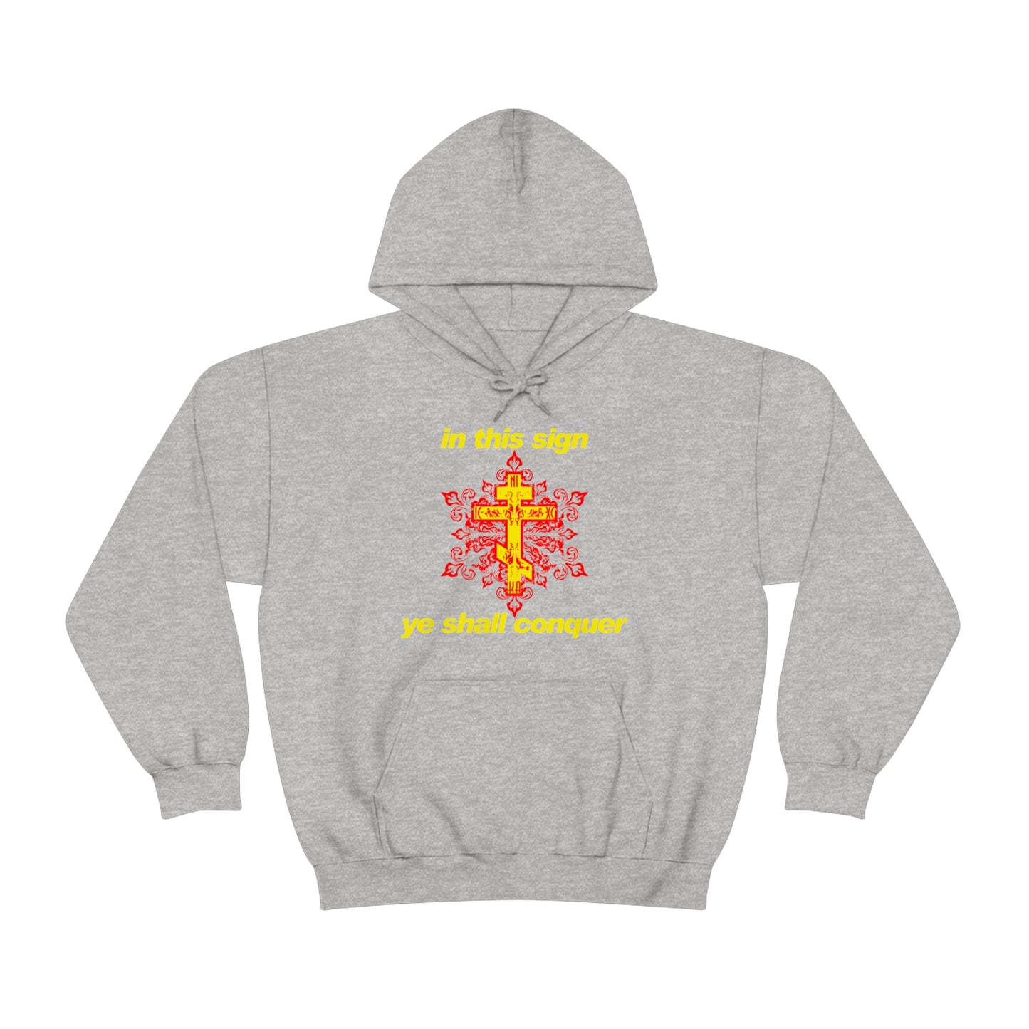 In This Sign Ye Shall Conquer No. 4 | Orthodox Christian Hoodie / Hooded Sweatshirt