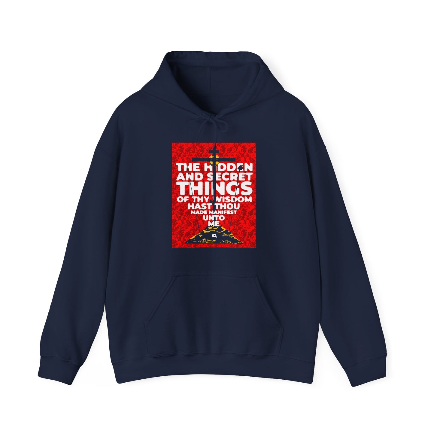 The Hidden and Secret Things of Thy Wisdom (Psalm 50/51) | Golgotha Cross | Skull of Adam | Orthodox Christian Hoodie