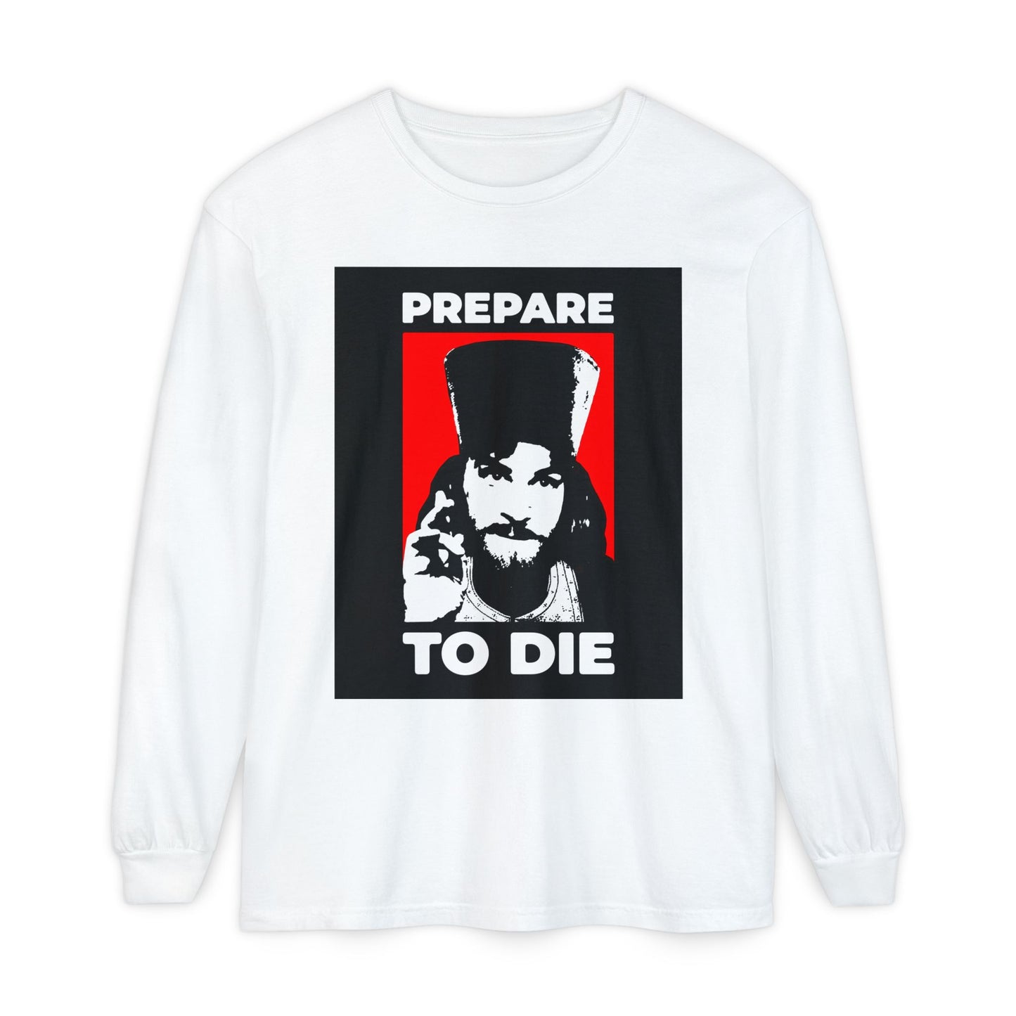 Prepare to Die | Remember You Will Die | Inigo Montoya as Orthodox Priest Giving a Blessing | Orthodox Christian Long Sleeve Shirt