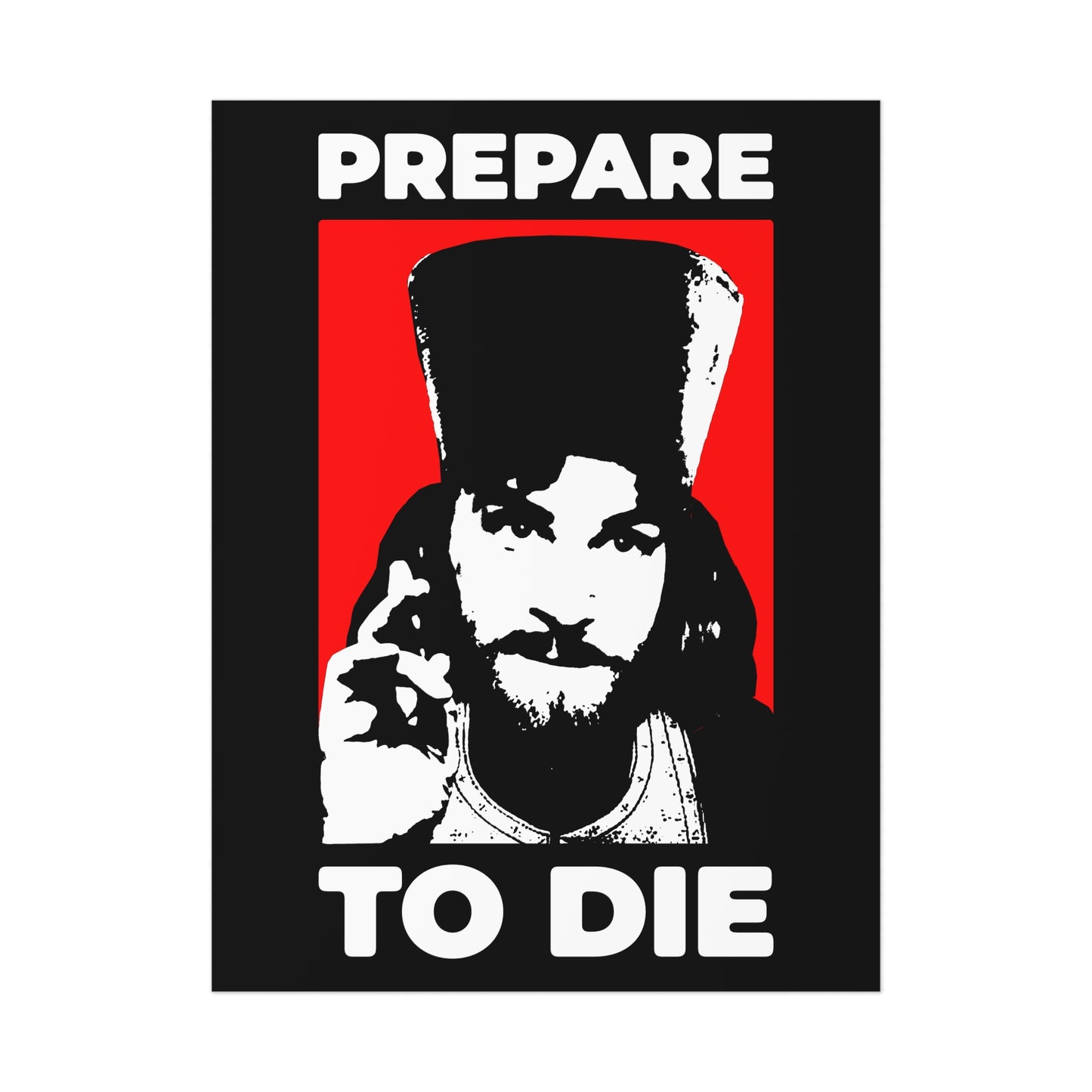 Prepare to Die | Remember You Will Die | Inigo Montoya as Orthodox Priest Giving a Blessing | Princess Bride | Orthodox Christian Art Poster