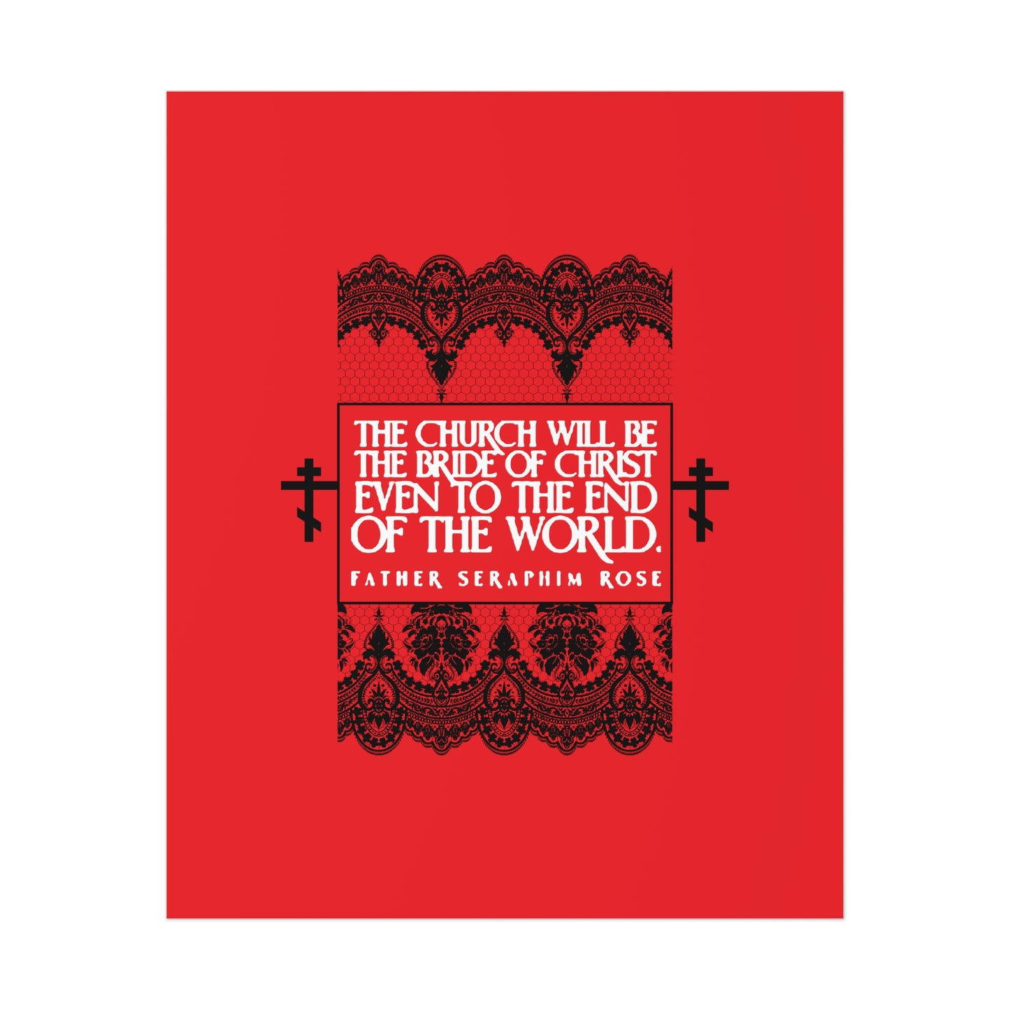 The Church Will Be the Bride of Christ No. 2 | Orthodox Christian Art Poster
