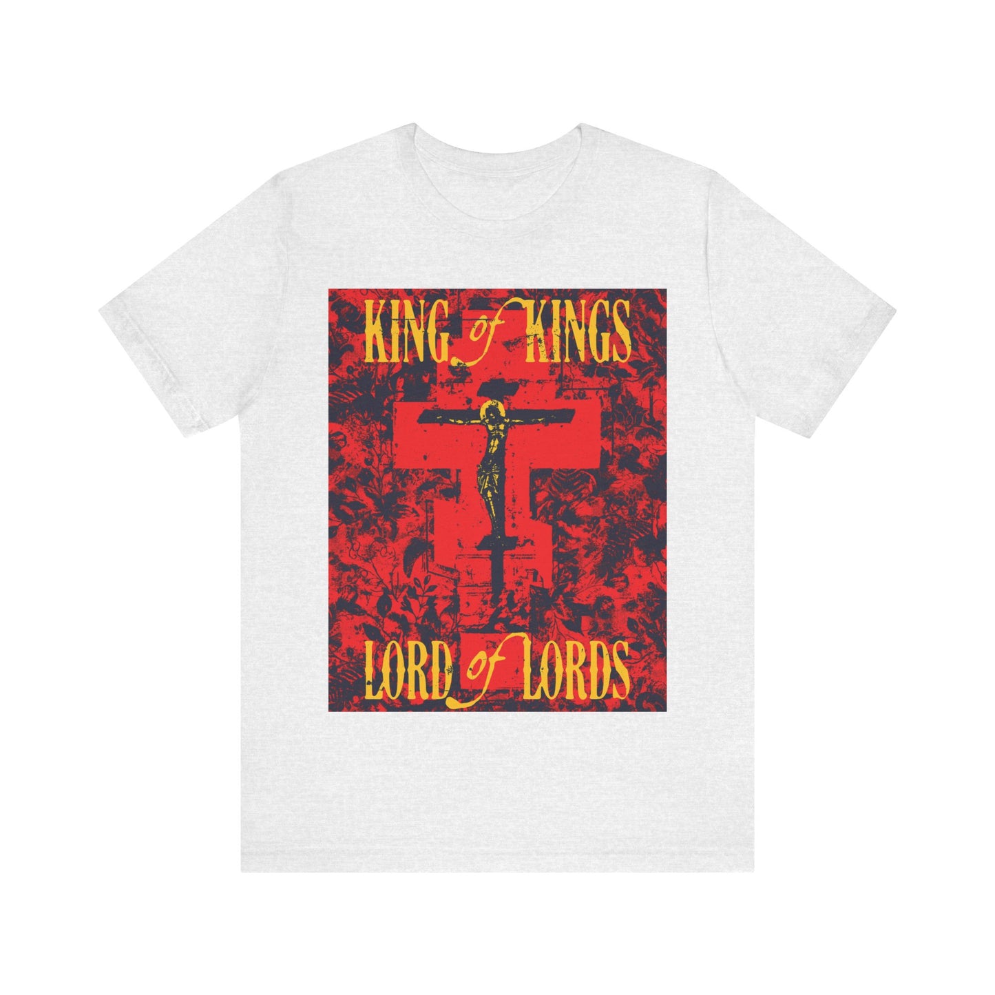 King of Kings, Lord of Lords (Jesus Christ Crucifix IconoGraphic) No. 2 | Orthodox Christian T-Shirt