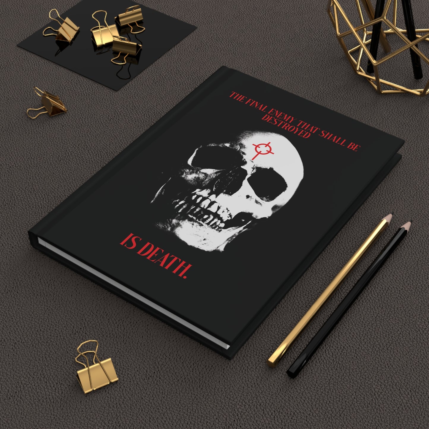 The Final Enemy That Shall Be Destroyed No. 1 | Orthodox Christian Accessory | Hardcover Journal