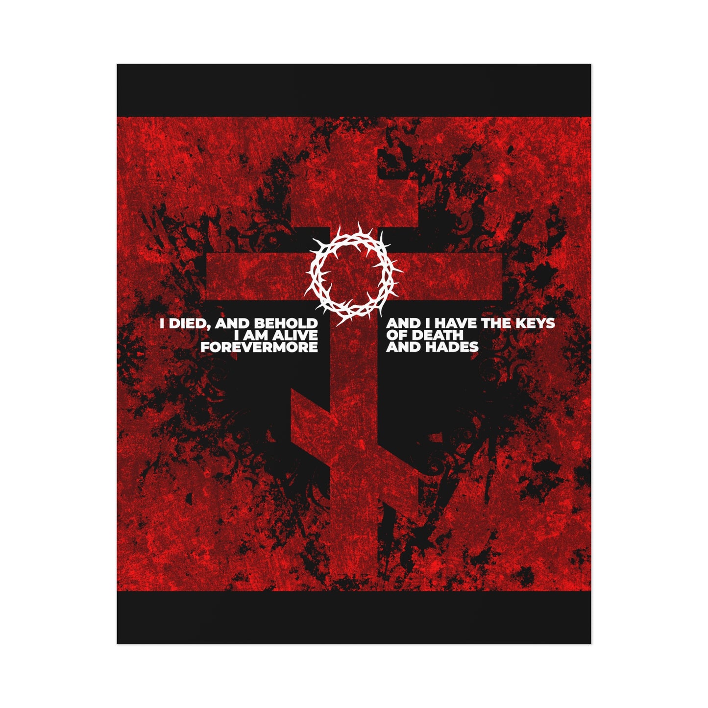 I Am Alive Forevermore No. 2 | Orthodox Christian Art Poster