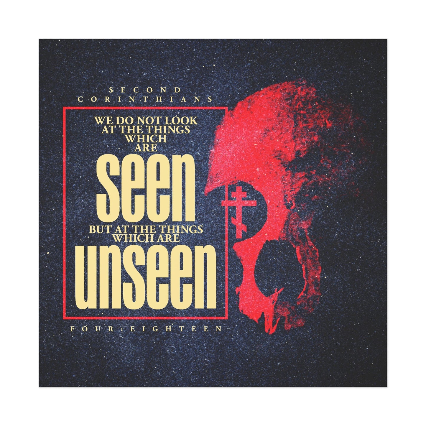 We Do Not Look At the Things Which Are Seen (St. Paul) No. 1a |  Orthodox Christian Art Poster