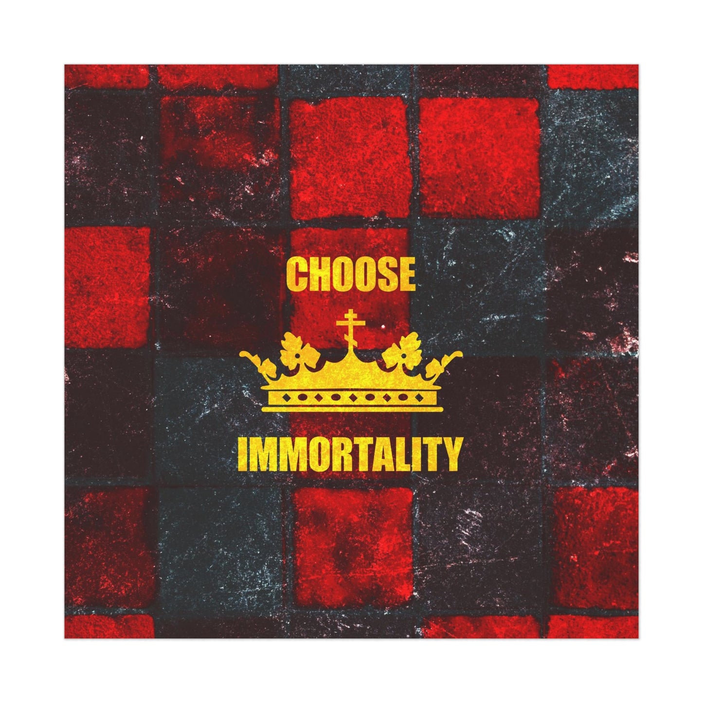 Choose Immortality No. 1 | Orthodox Christian Art Poster