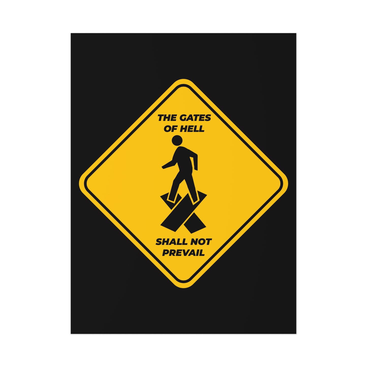 The Gates of Hell Shall Not Prevail No. 1 | Orthodox Christian Art Poster