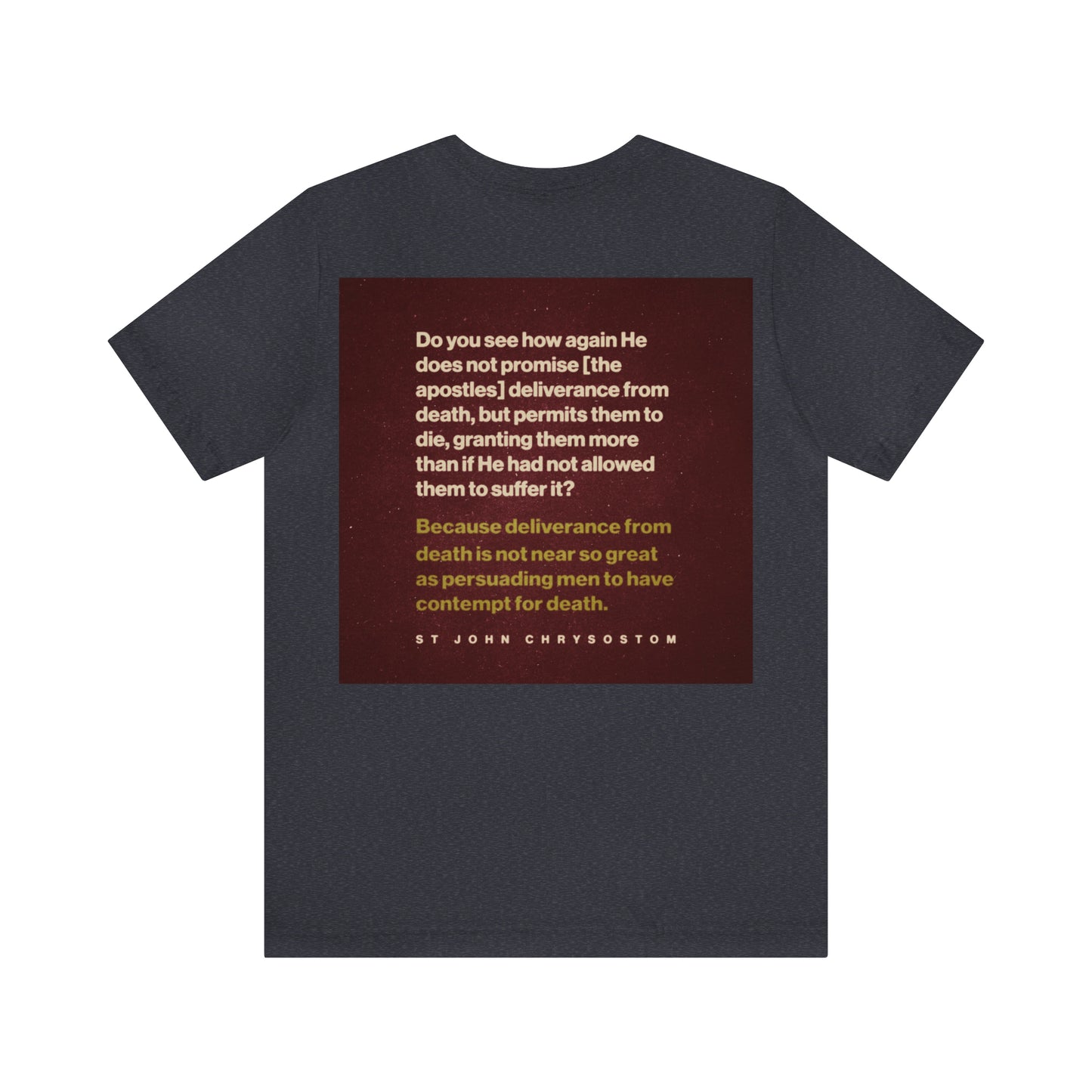 Do Not Fear Those Who Kill the Body No. 1 | Orthodox Christian Double-Sided T-Shirt