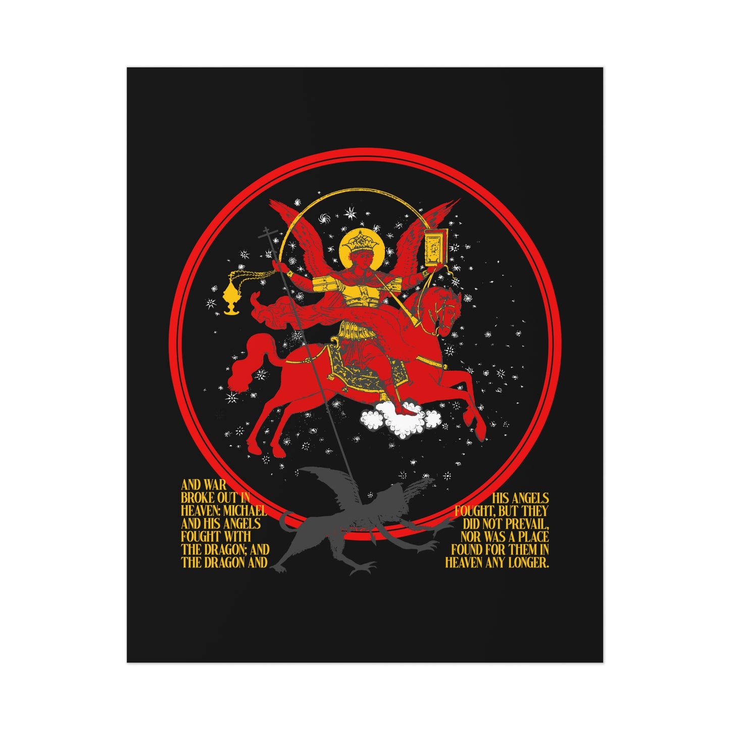 Archangel Michael of the Apocalypse No. 1 | Orthodox Christian Art Poster