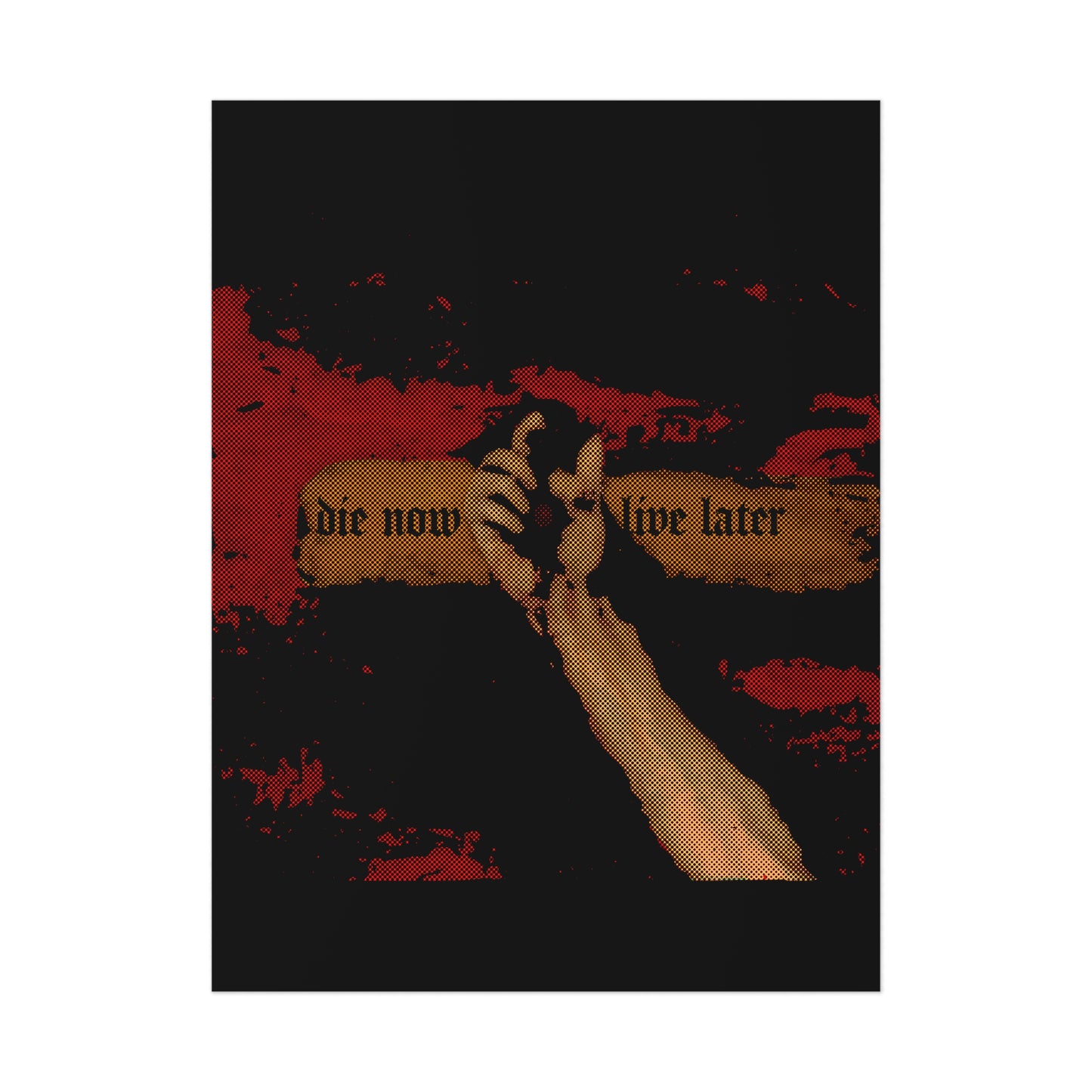 Die Now, Live Later No. 2 | Orthodox Christian Art Poster