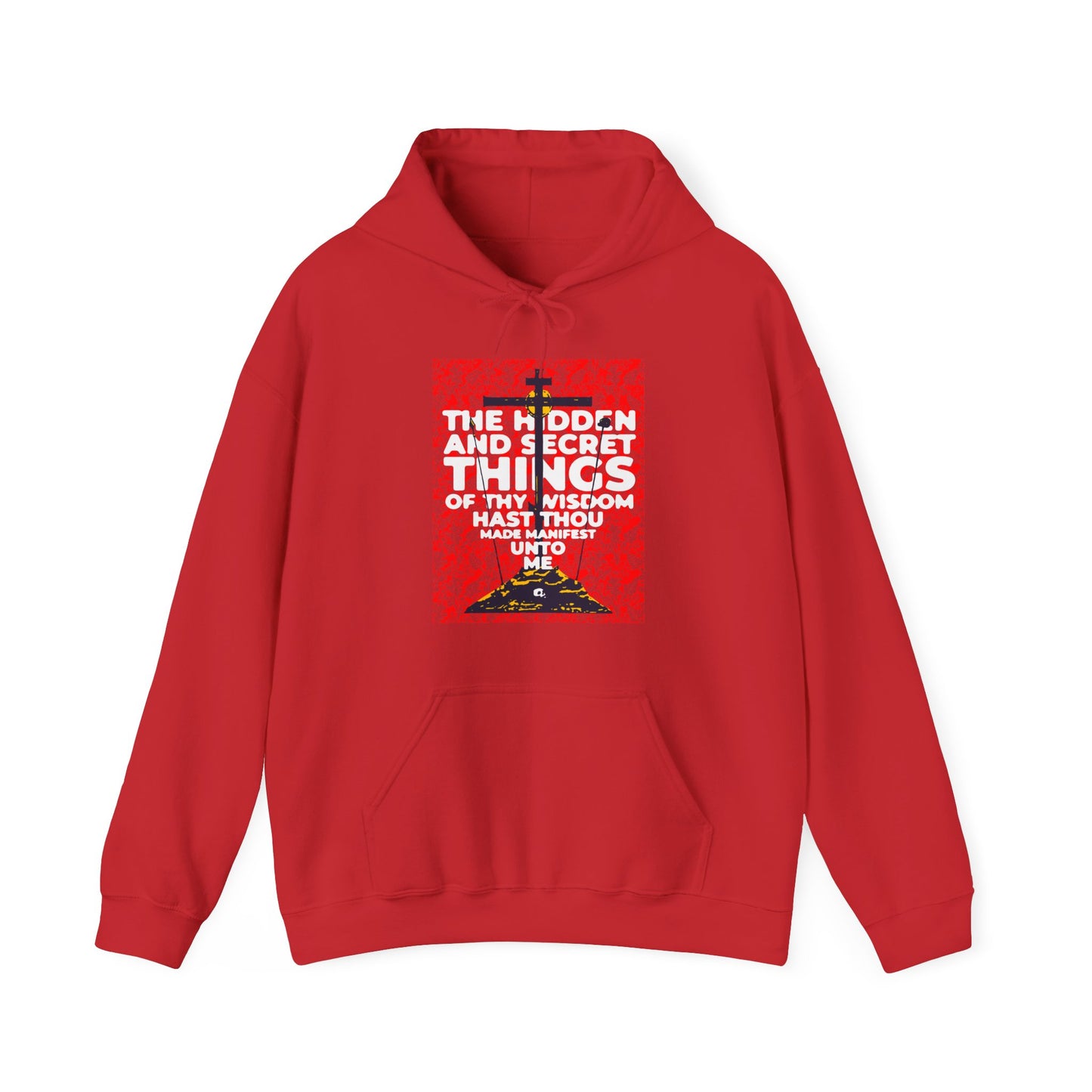 The Hidden and Secret Things of Thy Wisdom (Psalm 50/51) | Golgotha Cross | Skull of Adam | Orthodox Christian Hoodie