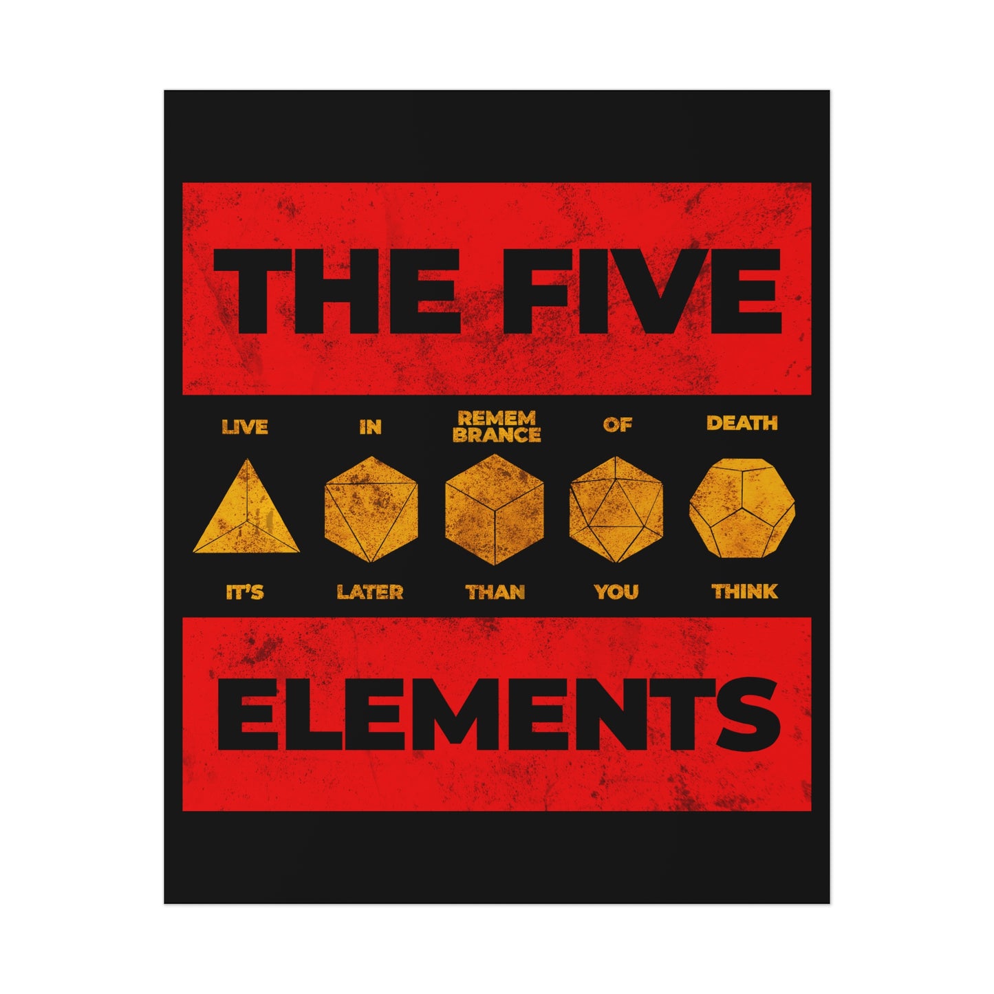 The Five Elements No. 1 |  Orthodox Christian Art Poster