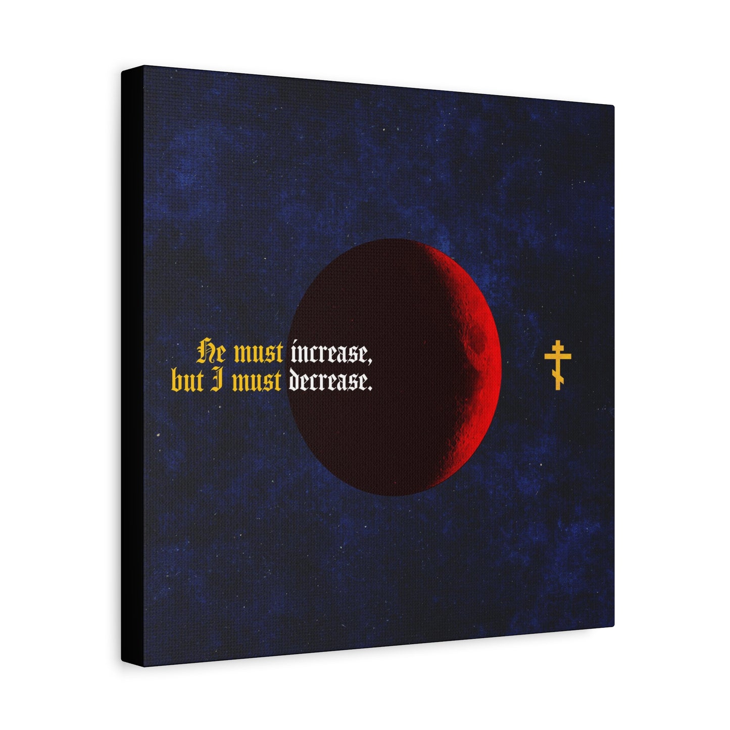 He Must Increase, and I Must Decrease No. 1 | Orthodox Christian Canvas Art