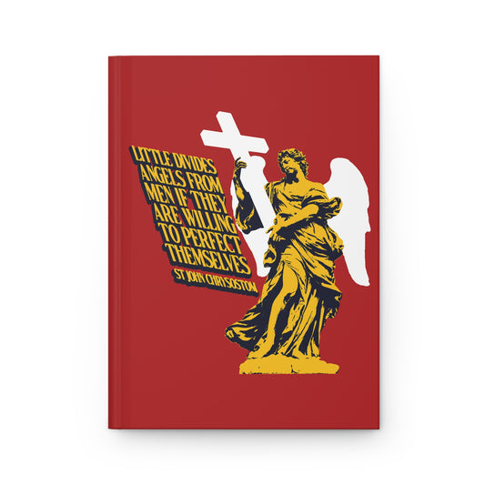 Little Divides Angels from Men (St. John Chrysostom) No. 2 | Orthodox Christian Accessory | Hardcover Journal