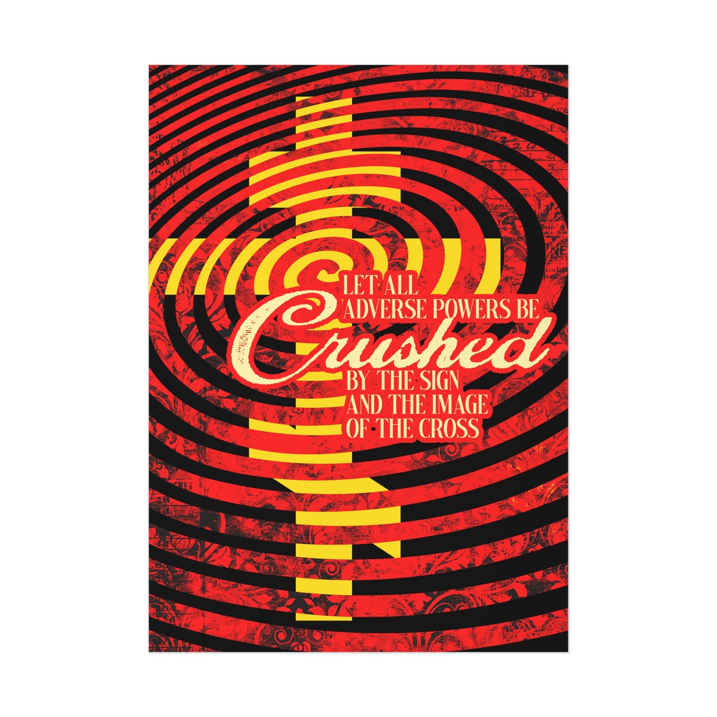 Let All Adverse Powers Be Crushed No. 2 | Orthodox Christian Art Poster