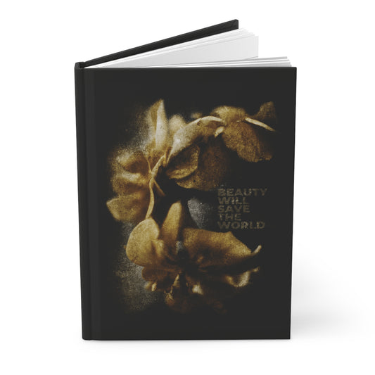 Capture your thoughts in the "Beauty Will Save the World" Christian blank journal, featuring Dostoevsky-inspired photographic artwork glorifying Jesus Christ, Universal Creator and King. Perfect for reflection or creative writing.
