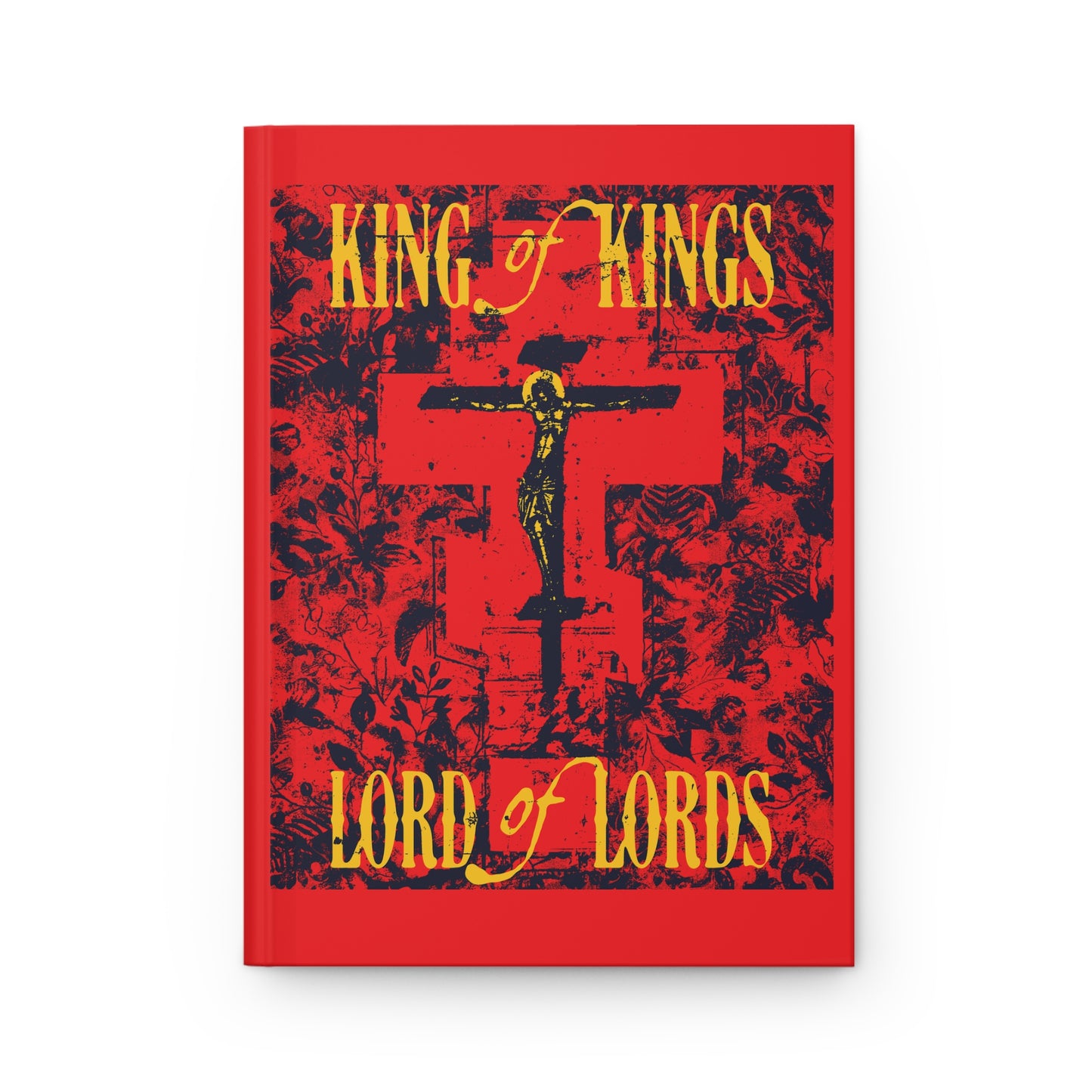 King of Kings, Lord of Lords (Jesus Christ Crucifix IconoGraphic) No. 2 | Orthodox Christian Hardcover Blank Journal