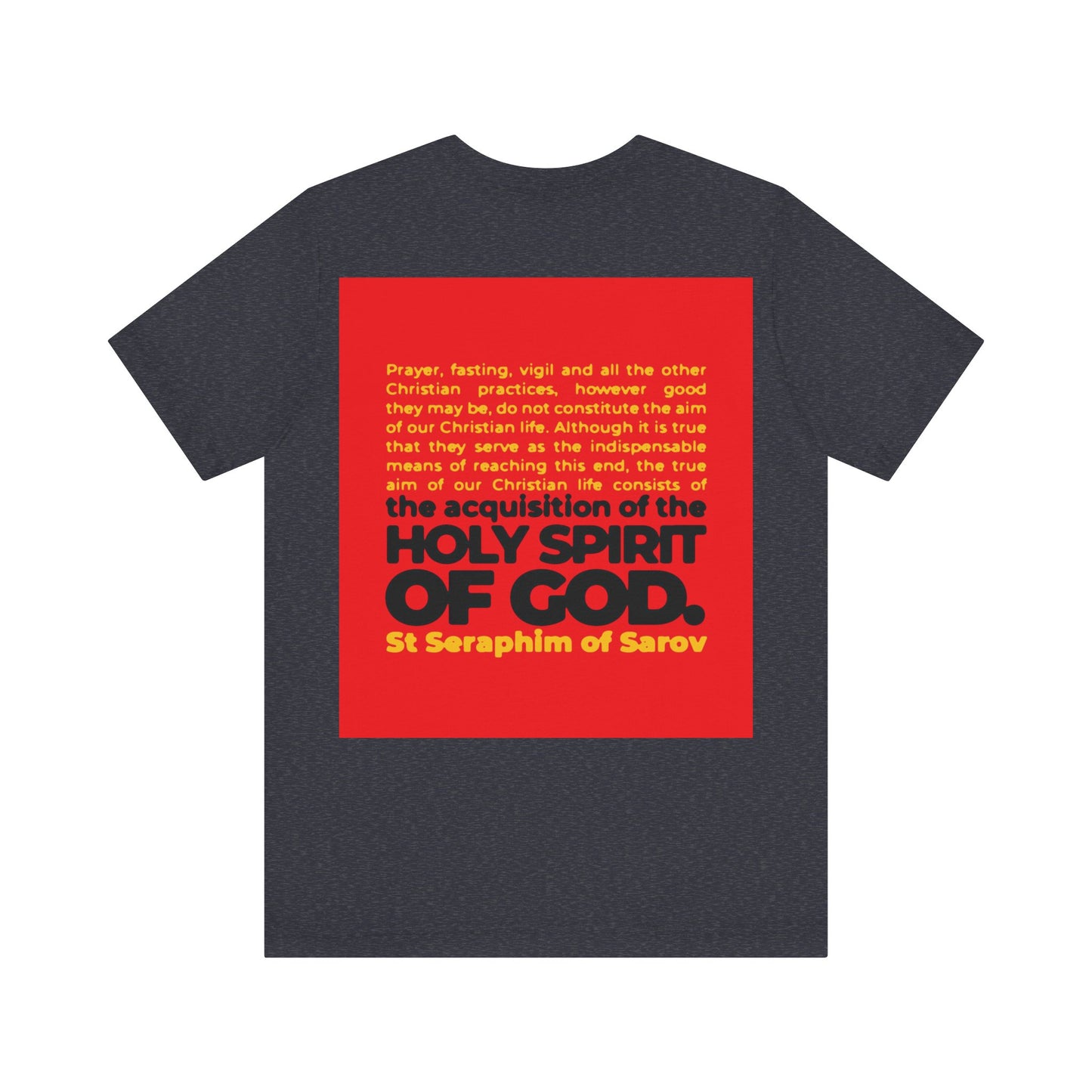 Acquisition of the Holy Spirit (St Seraphim of Sarov) No. 1 | Orthodox Christian Double-Sided T-Shirt