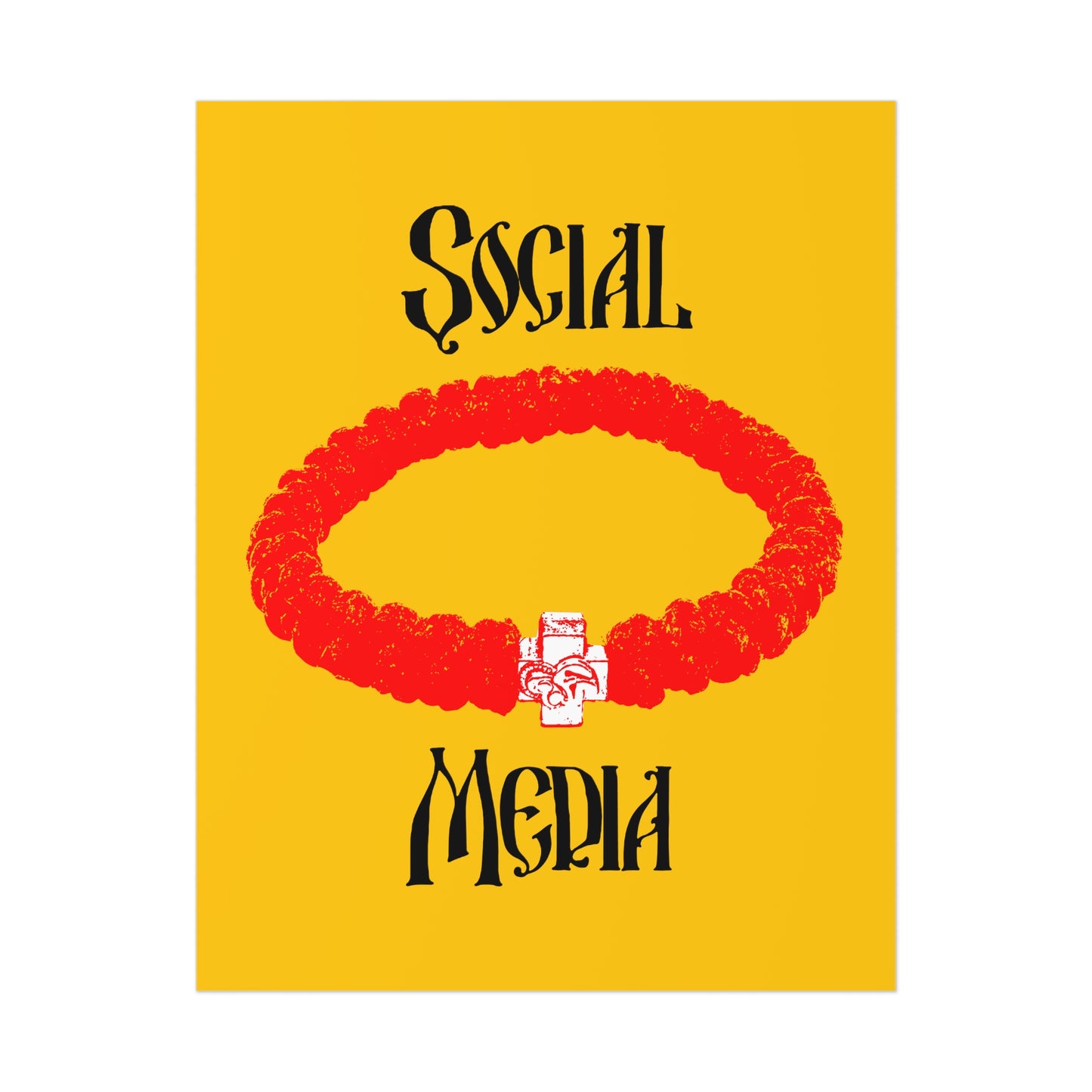 Social Media No. 2 (Prayer Rope) | Orthodox Christian Art Poster