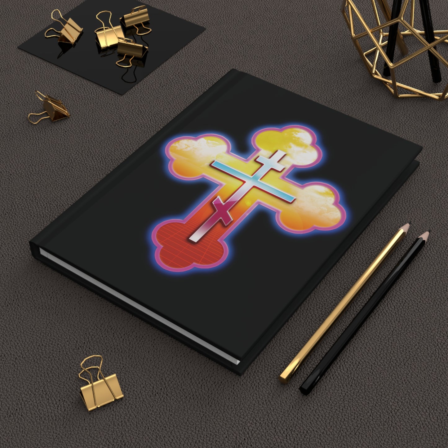 80s Cross No. 1 | Orthodox Christian Accessory | Hardcover Journal