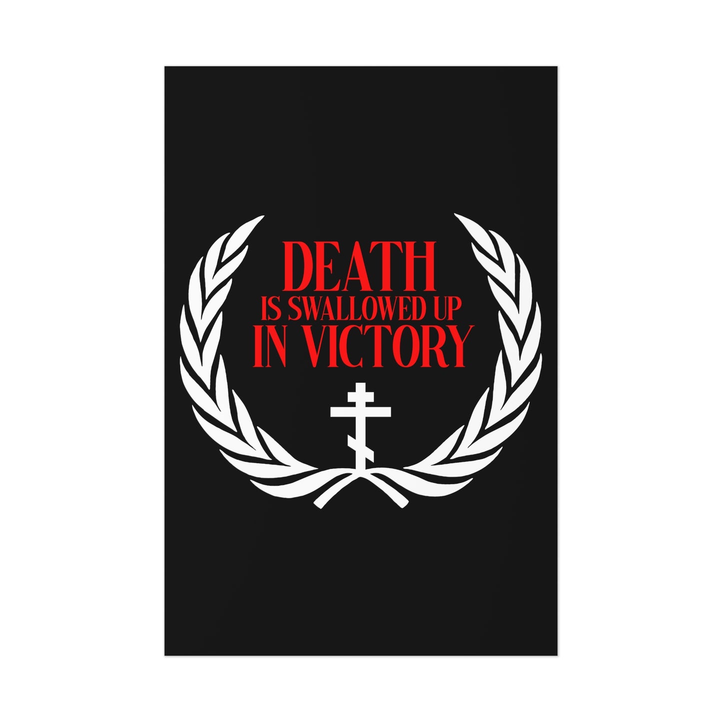 Death is Swallowed Up In Victory No. 2 | Orthodox Christian Art Poster