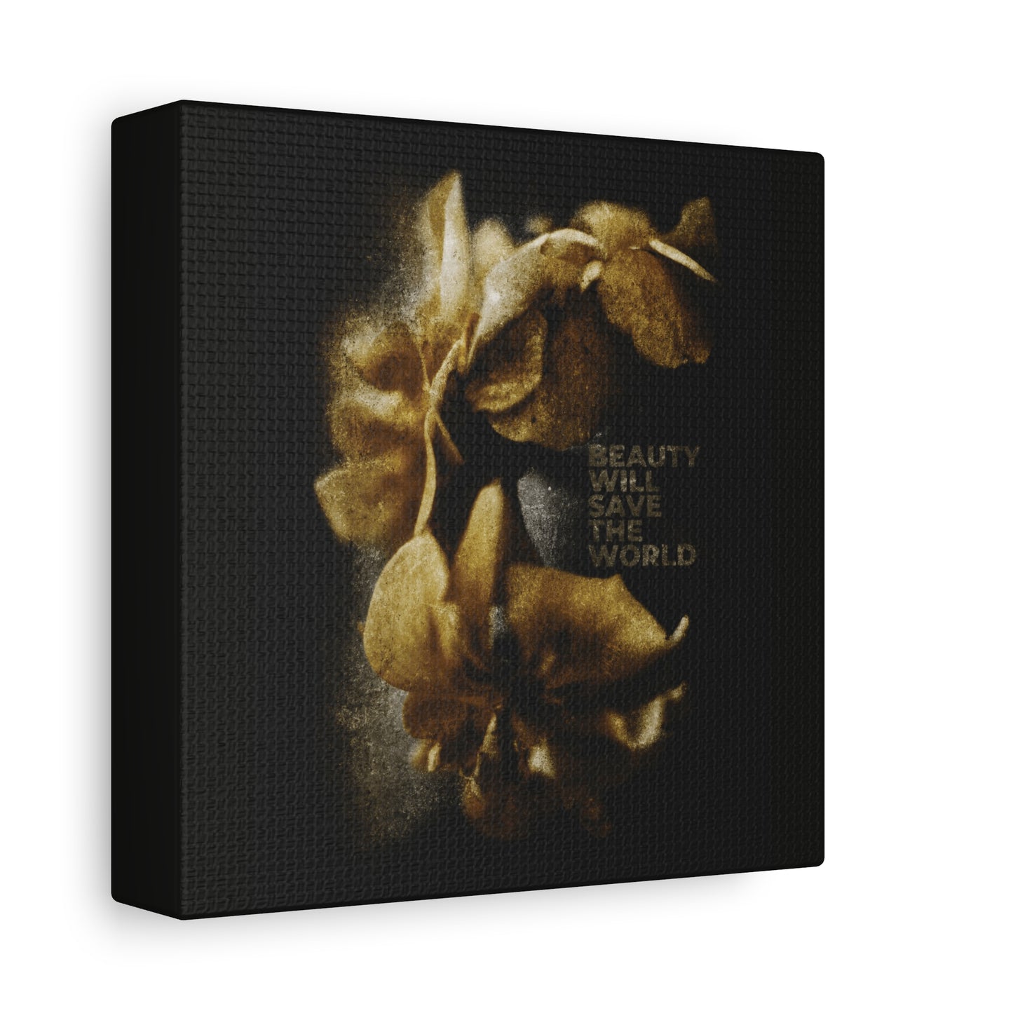 Beauty Will Save the World"—a striking photographic artwork inspired by Dostoevsky, glorifying Jesus Christ, Universal Creator & King. Celebrate Christian faith and beauty with this elegant wall art.