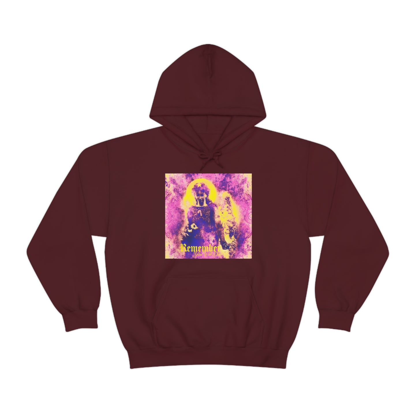 Remember You Will Die: Angel Design No. 1 | Orthodox Christian Hoodie / Hooded Sweatshirt