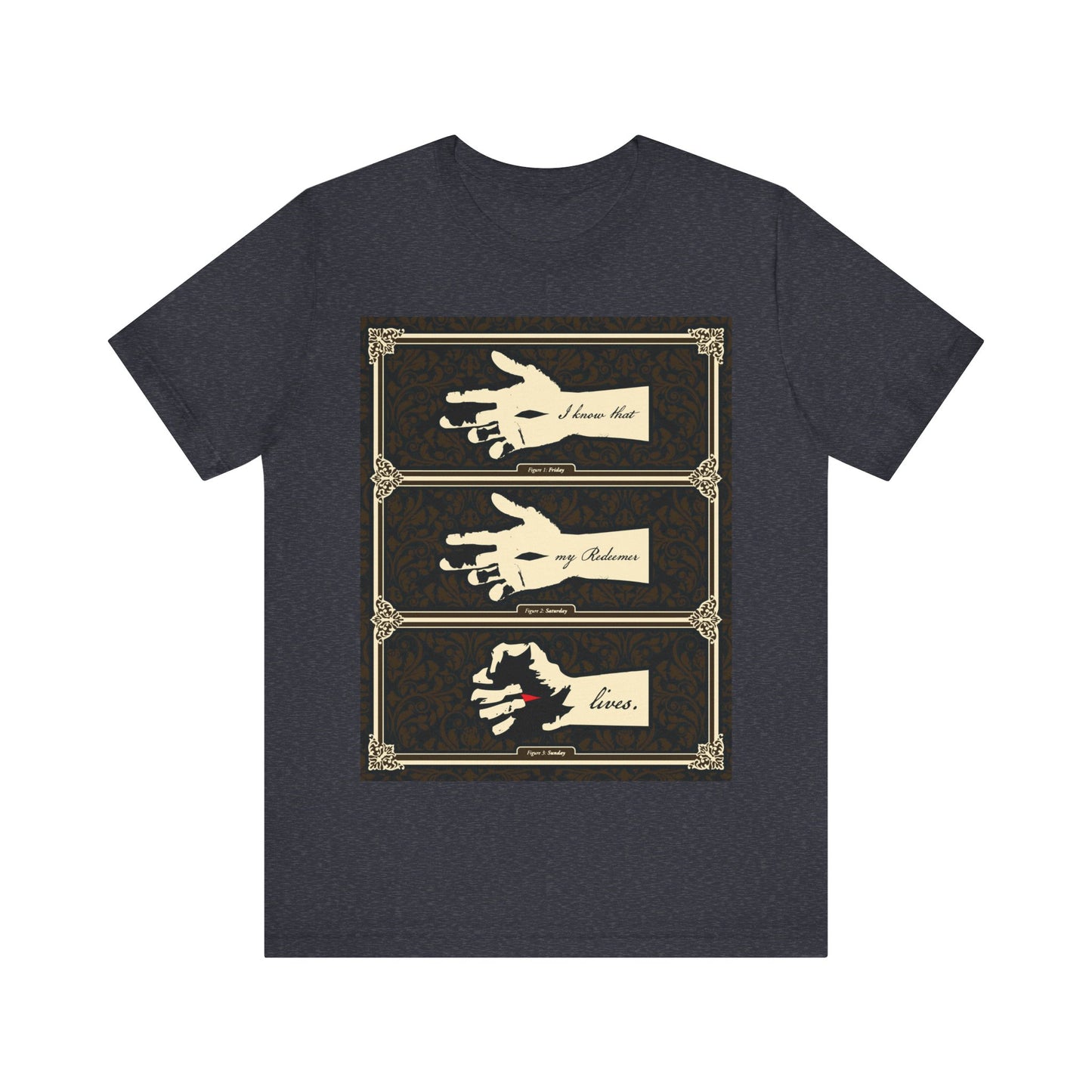 I Know That My Redeemer Lives (Job 19:25) No. 1 | Orthodox Christian T-Shirt