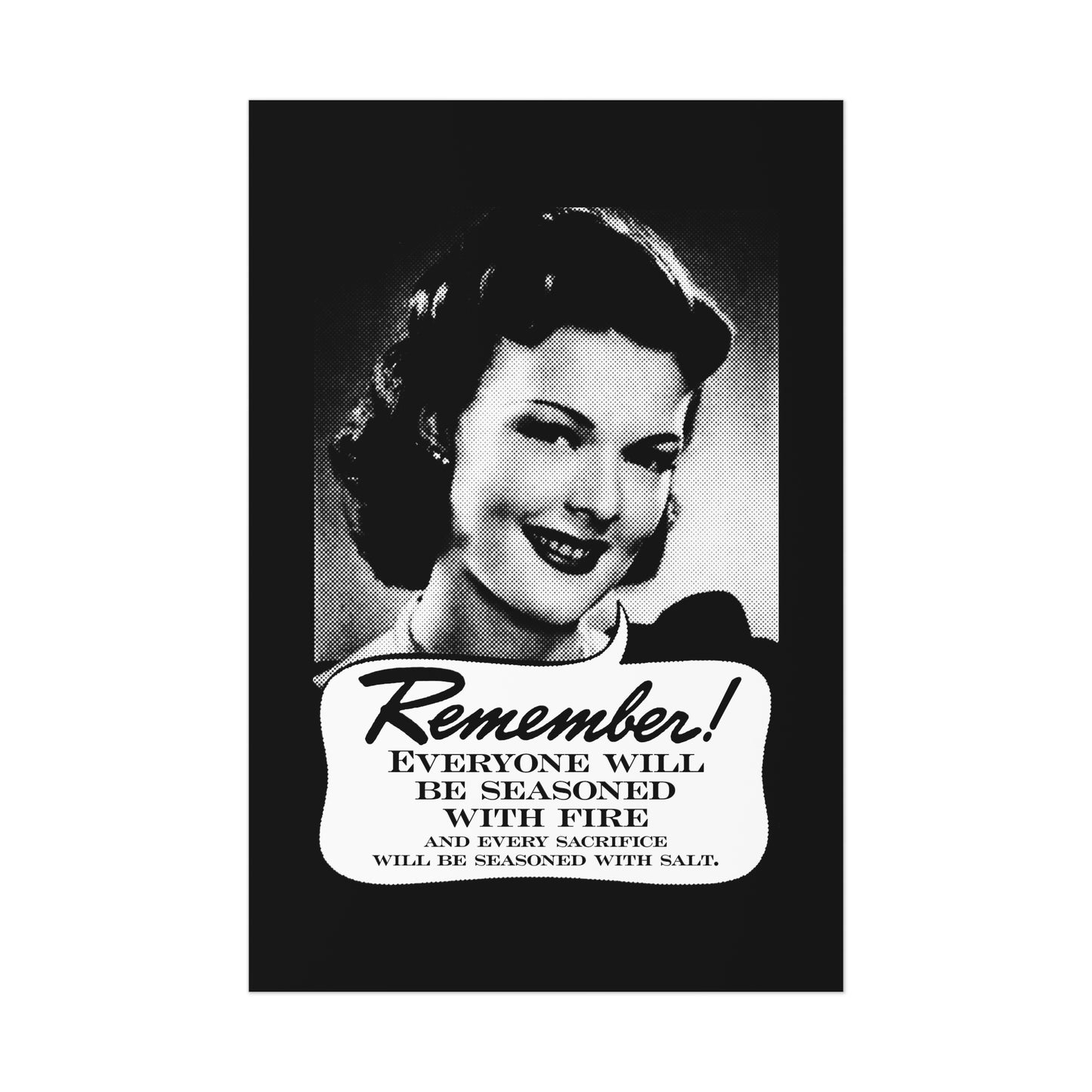 Everyone Will Be Seasoned With Fire (Mark 9:49) No. 1 |  Orthodox Christian Art Poster