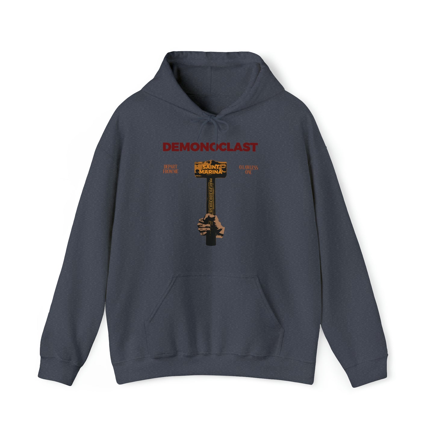 Demonoclast No. 1 (St. Marina's Hammer) | Orthodox Christian Hoodie / Hooded Sweatshirt