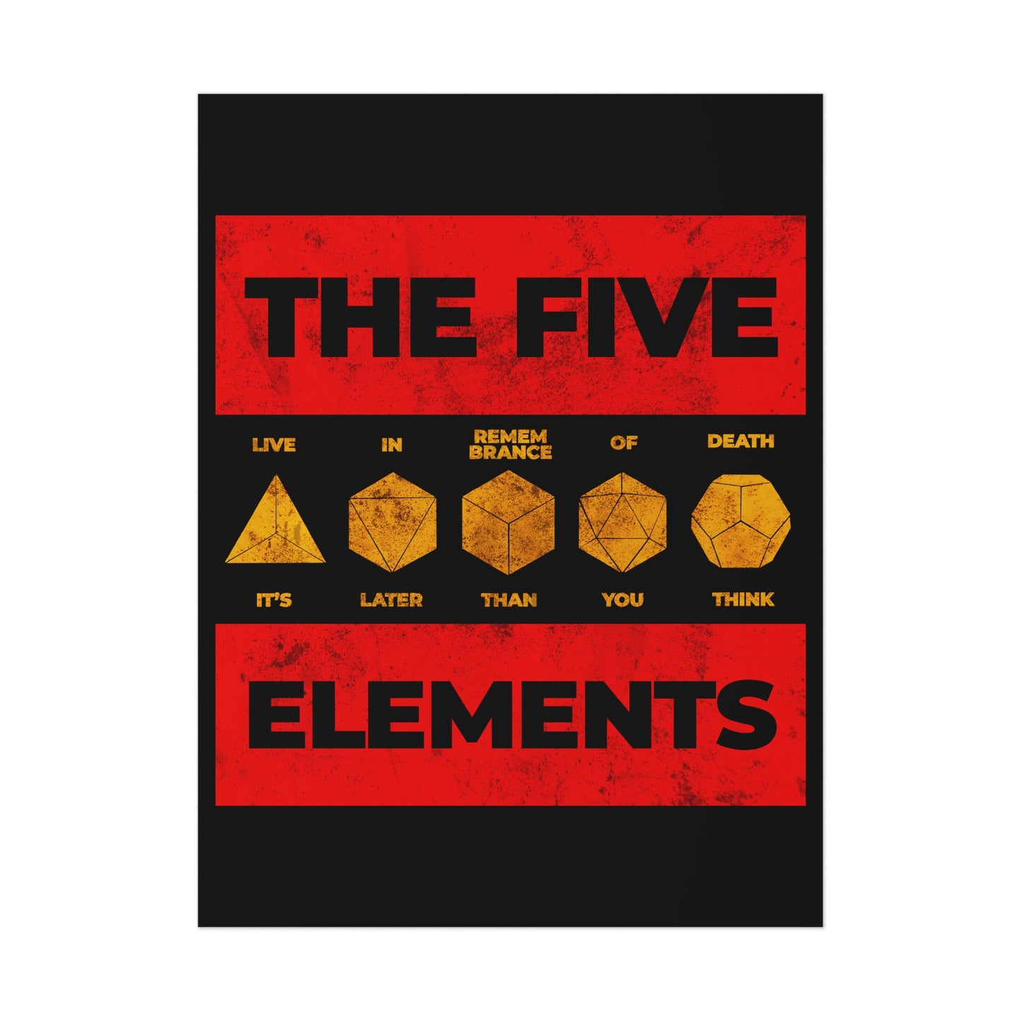 The Five Elements No. 1 |  Orthodox Christian Art Poster