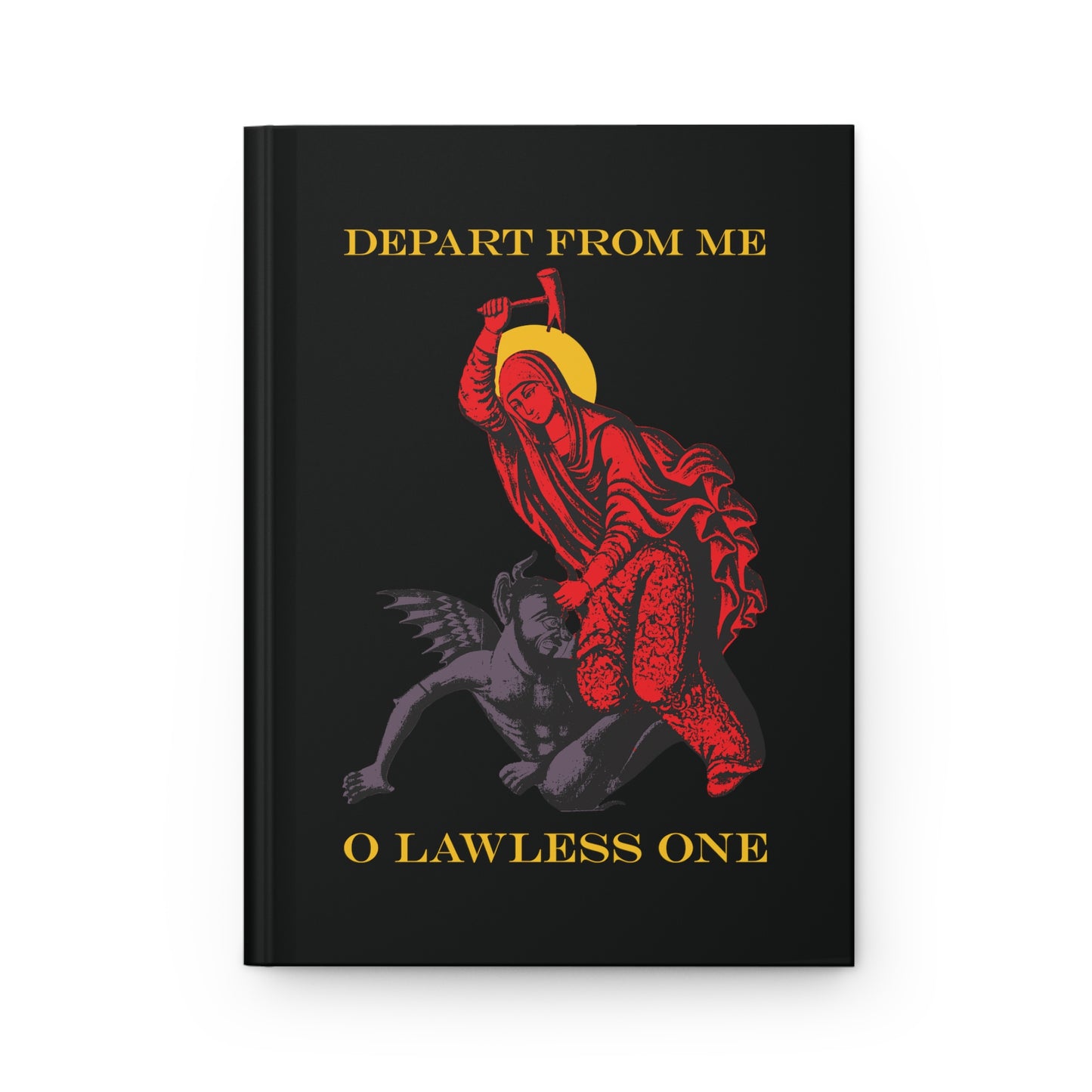 St Marina IconoGraphic (Depart from Me O Lawless One) No. 1 | Orthodox Christian Accessory | Hardcover Journal