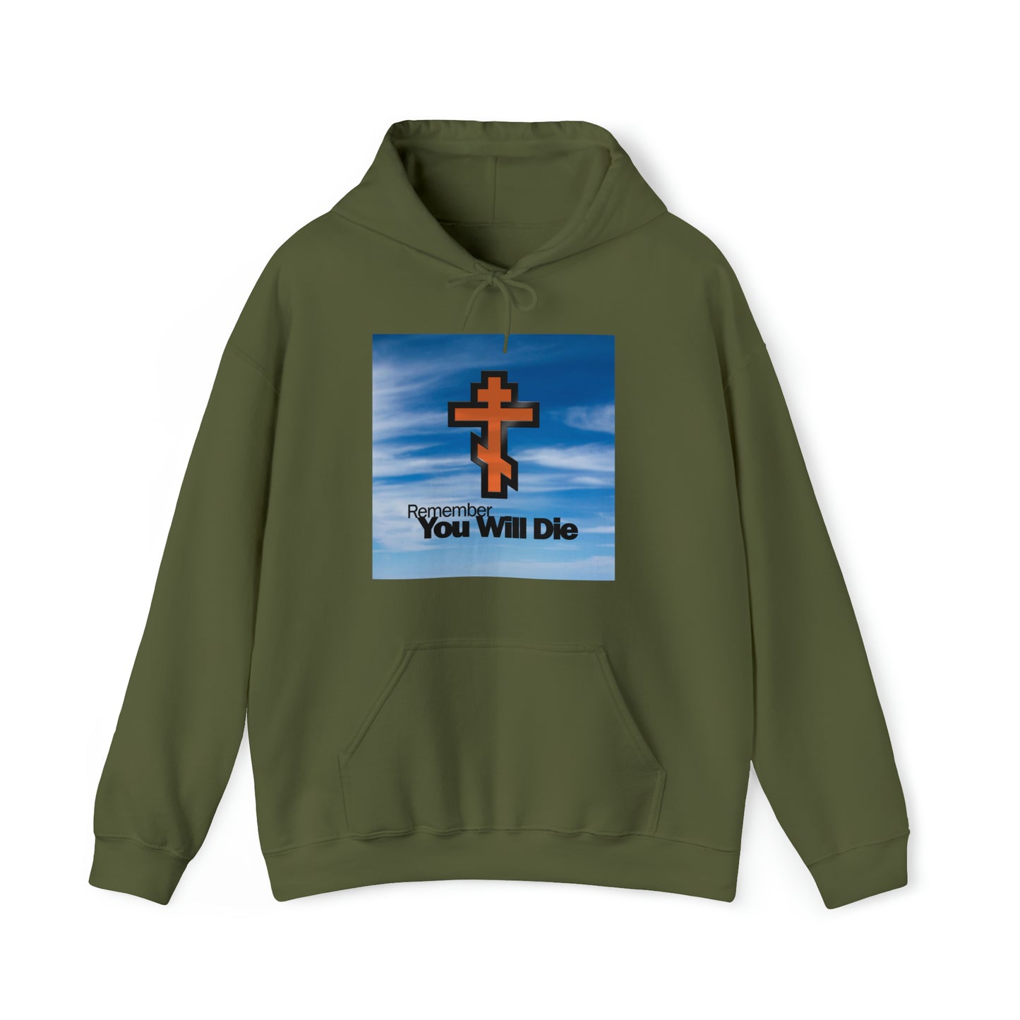 Remember You Will Die MS Windows No. 1  | Orthodox Christian Hoodie / Hooded Sweatshirt