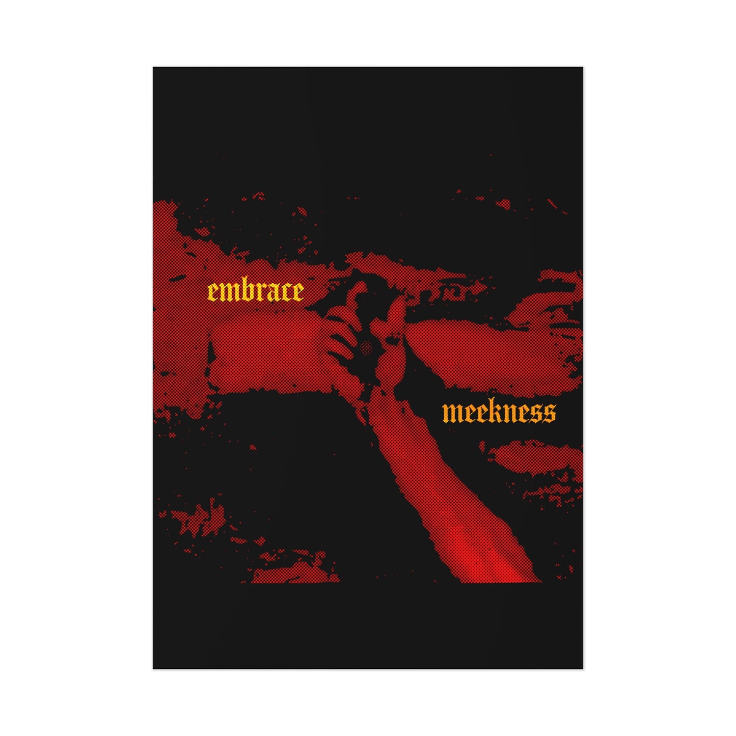 Embrace Meekness No. 1 | Orthodox Christian Art Poster