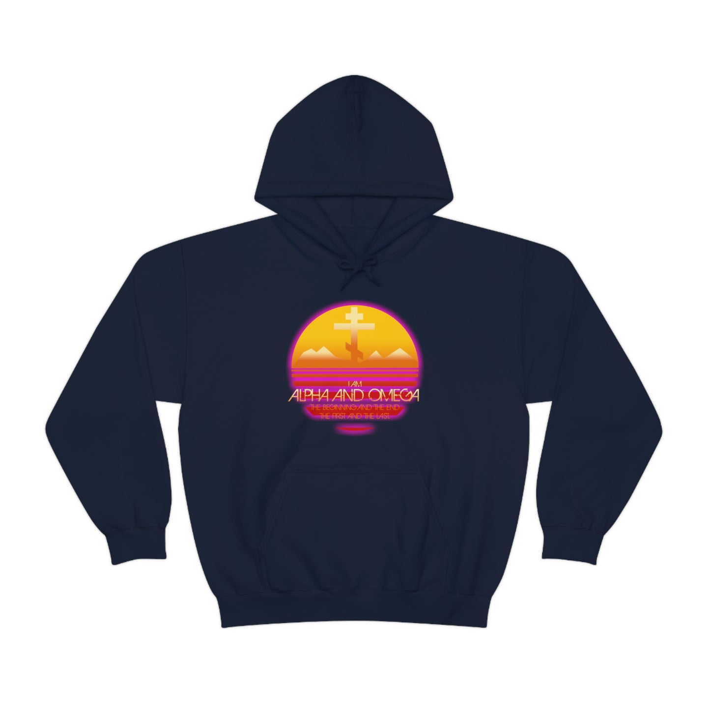 Alpha & Omega No. 3 | Orthodox Christian Hoodie / Hooded Sweatshirt