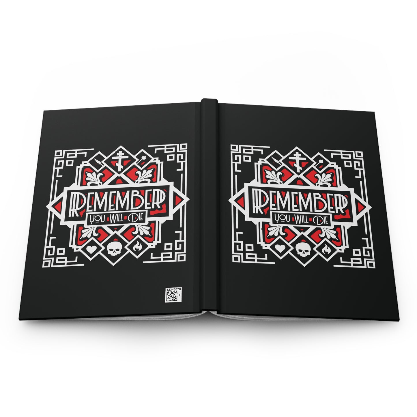 Remember You Will Die: Art Deco Design No.3 | Orthodox Christian Accessory | Hardcover Journal